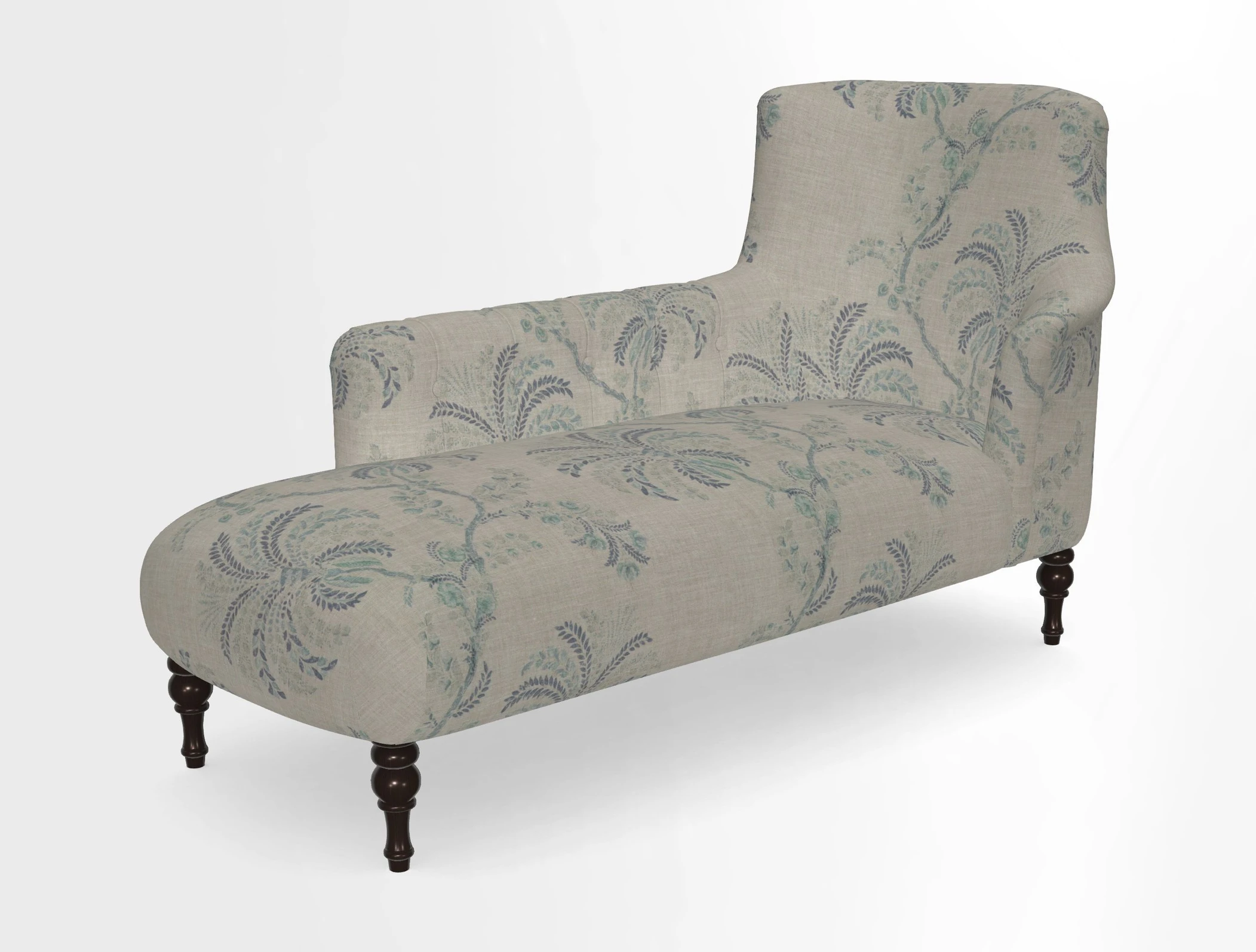 Anglesey LHF Chaise in in J Brown Paolo Lava