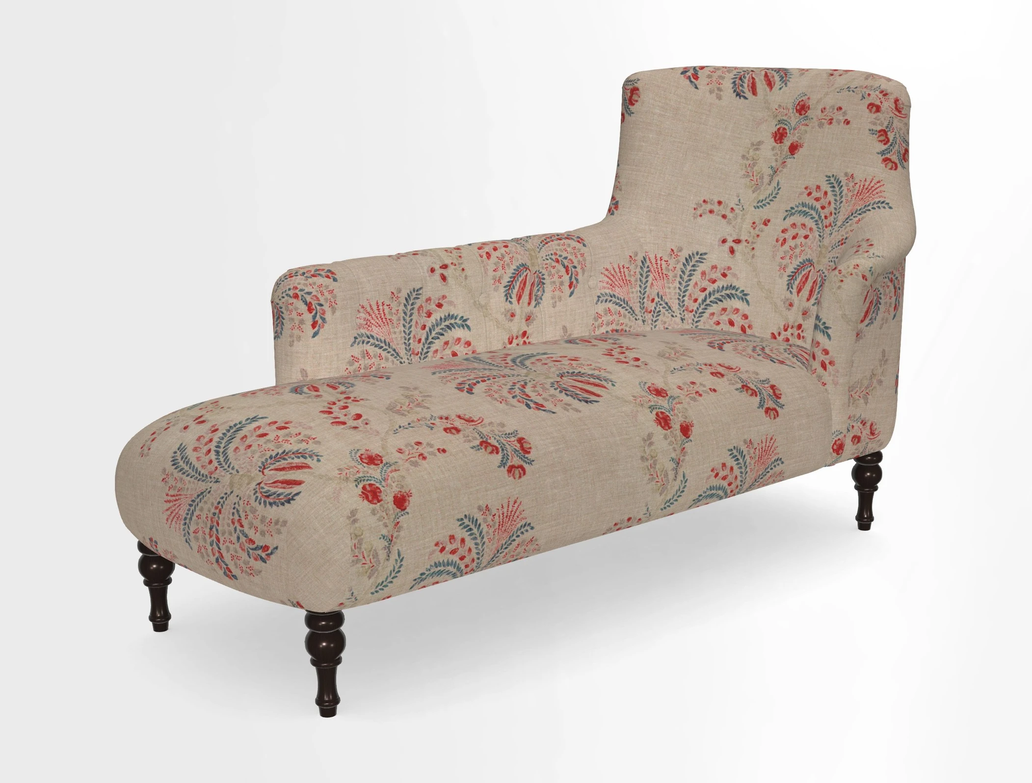 Anglesey LHF Chaise in in J Brown Paolo Lava