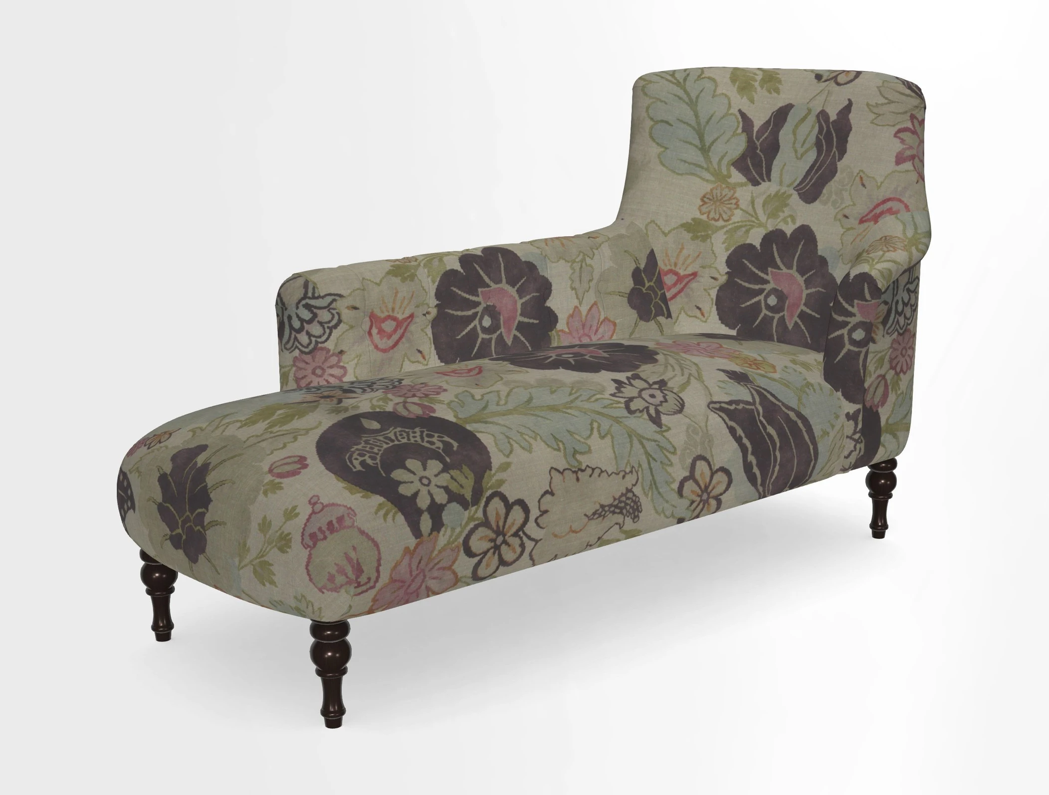 Anglesey LHF Chaise in in J Brown Paolo Lava