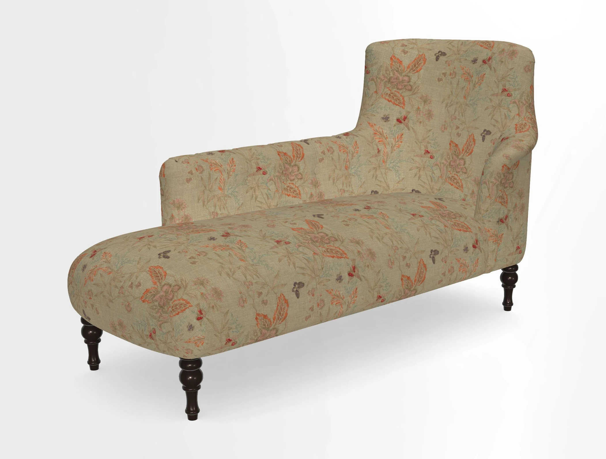 Anglesey LHF Chaise in in J Brown Paolo Lava