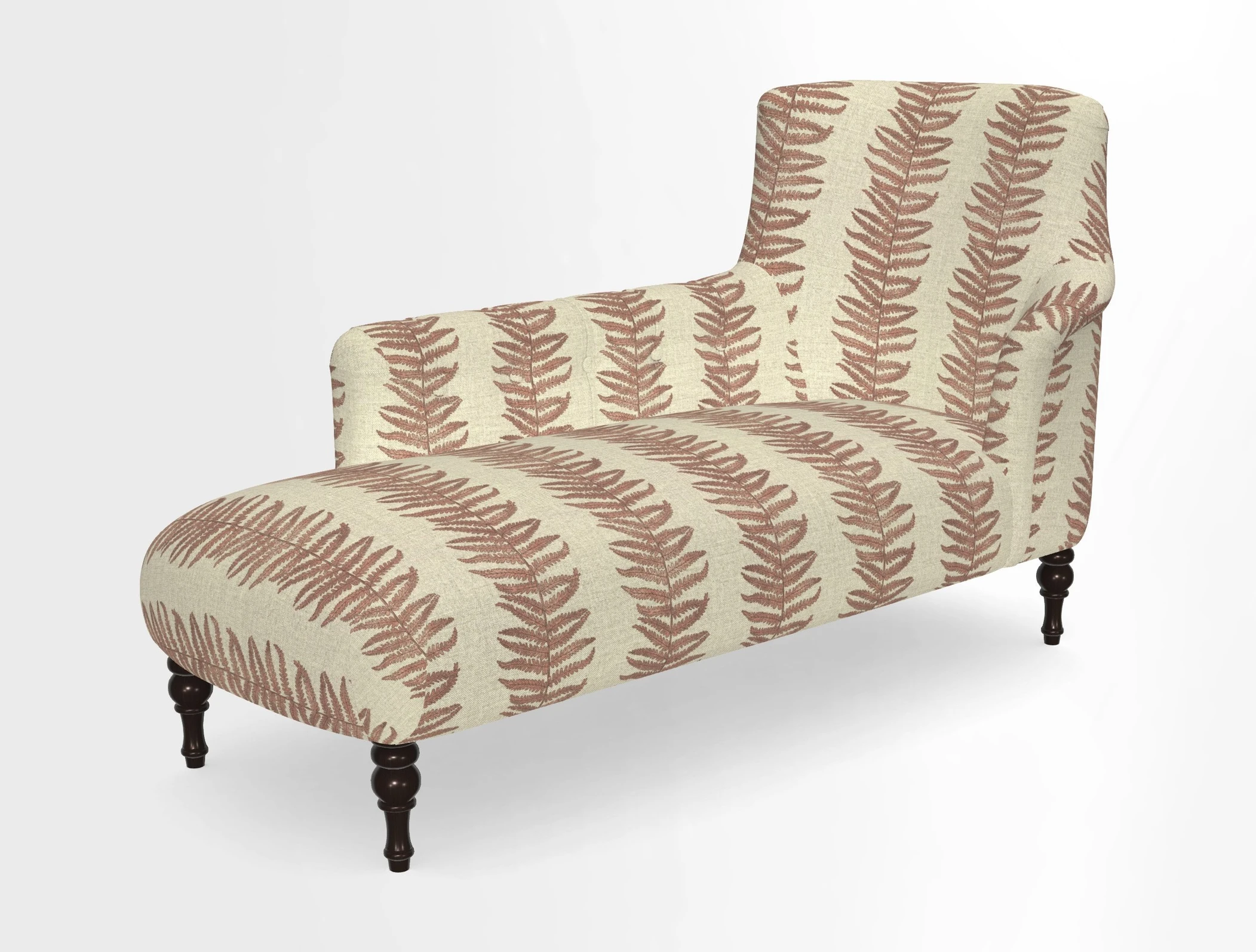 Anglesey LHF Chaise in in J Brown Paolo Lava