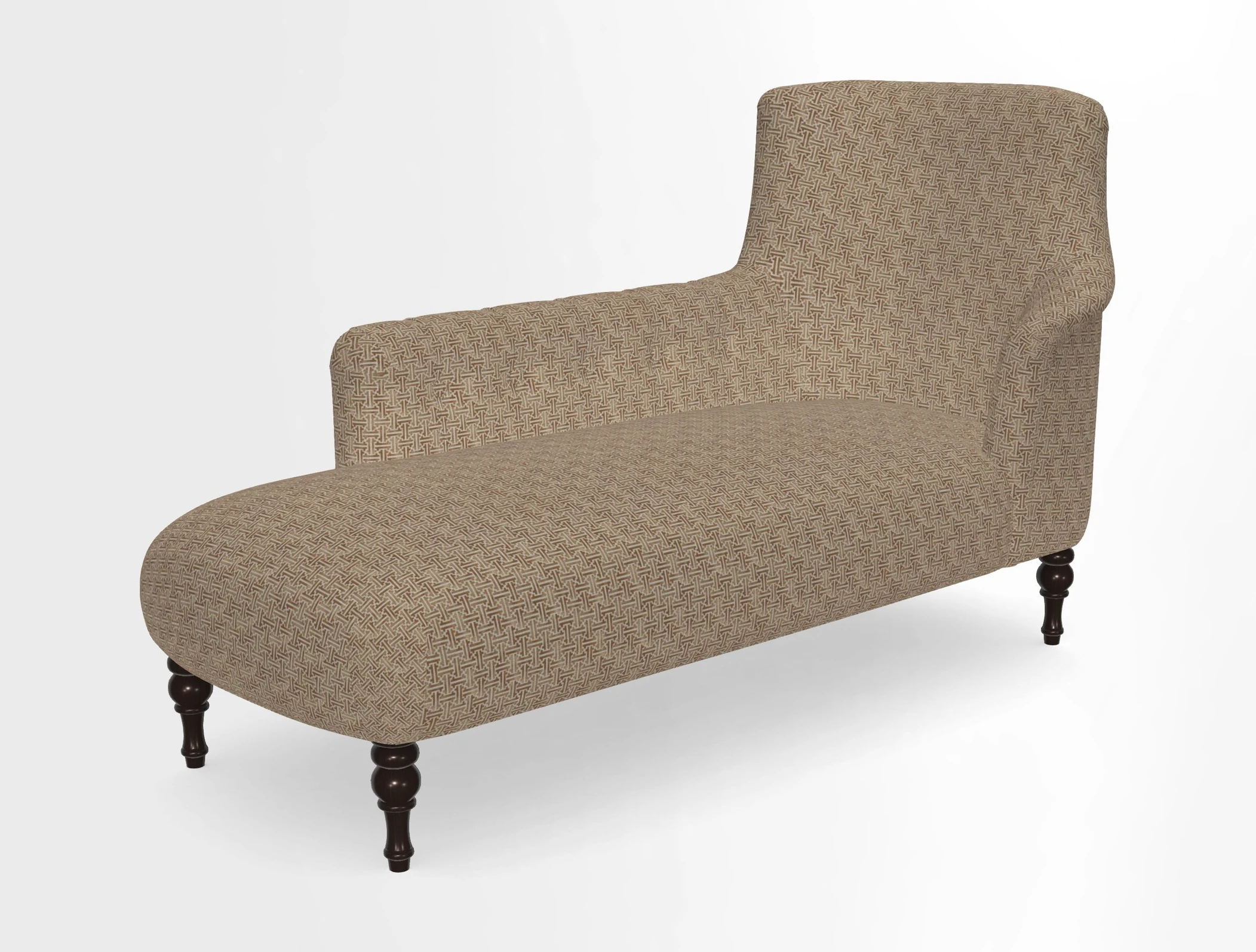 Anglesey LHF Chaise in in J Brown Paolo Lava