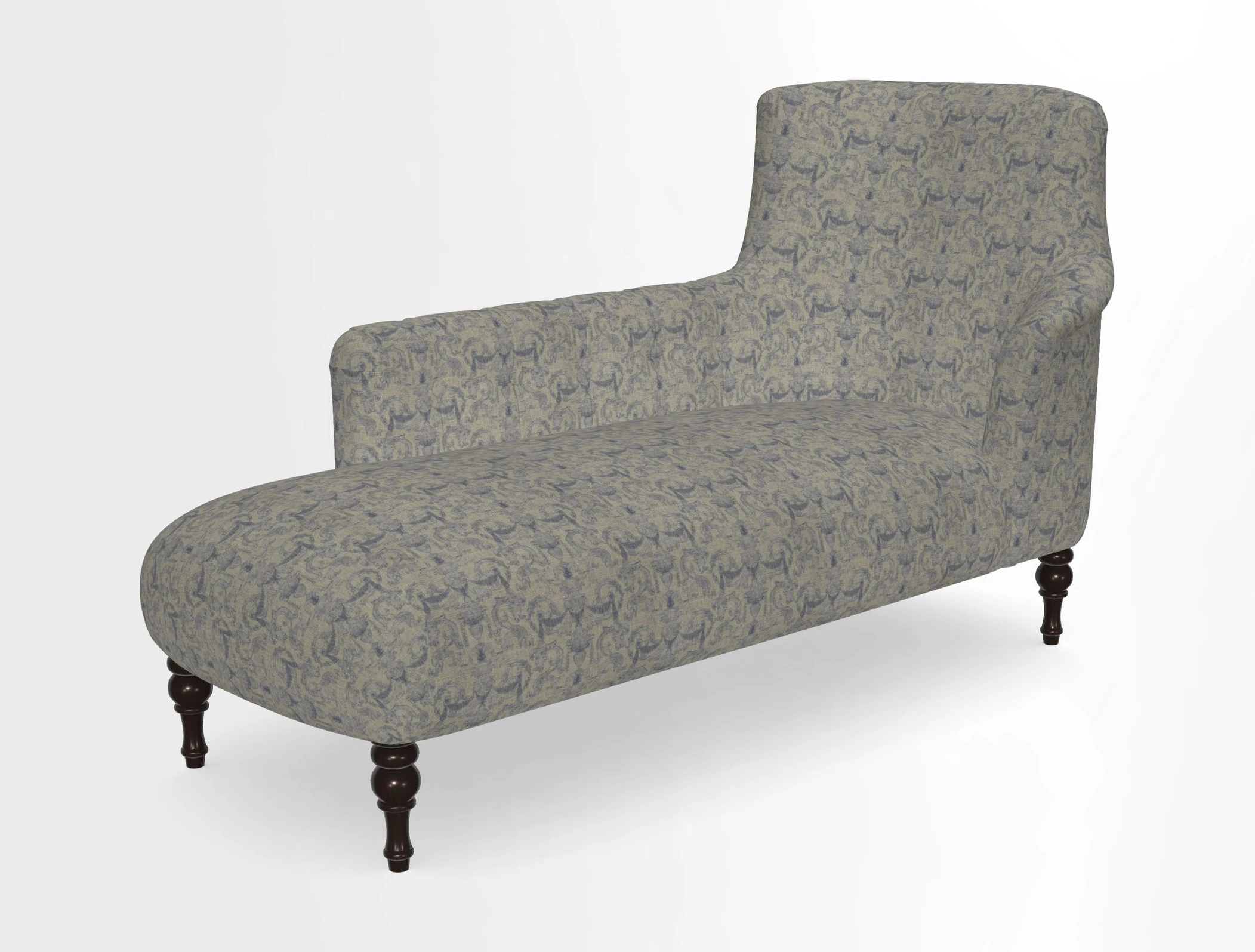 Anglesey LHF Chaise in in J Brown Paolo Lava