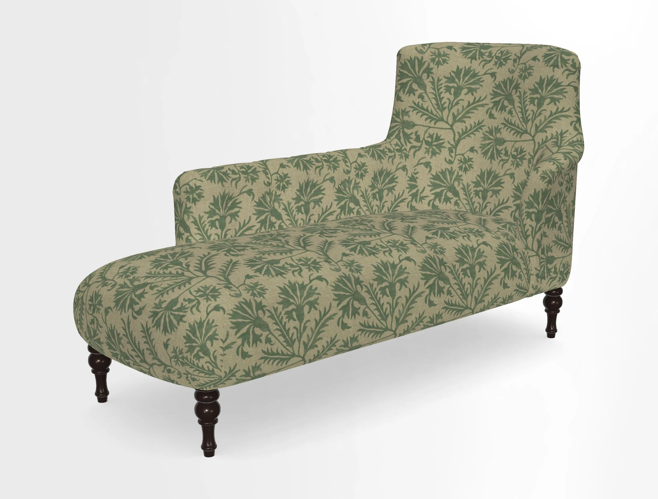 Anglesey LHF Chaise in in J Brown Paolo Lava