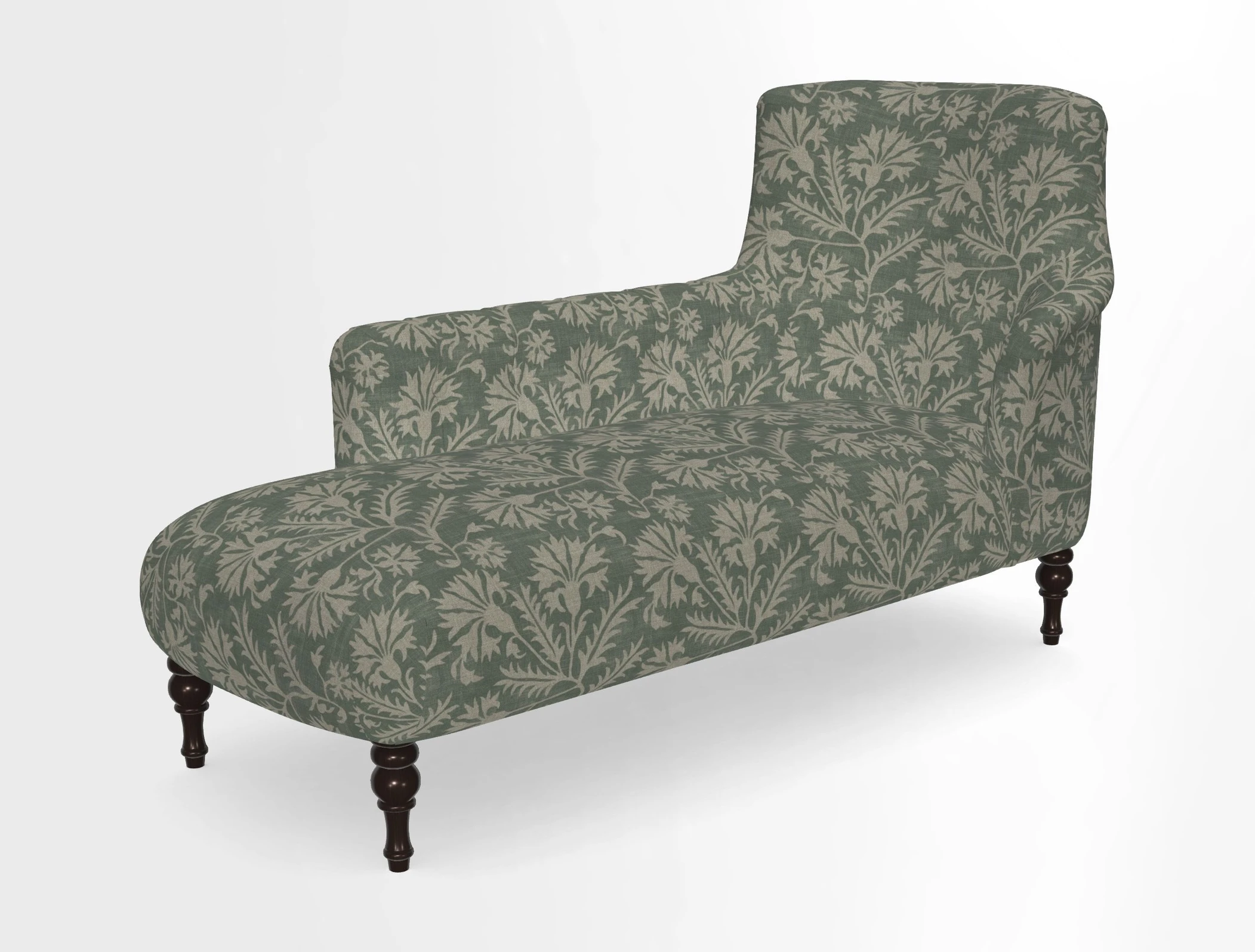Anglesey LHF Chaise in in J Brown Paolo Lava