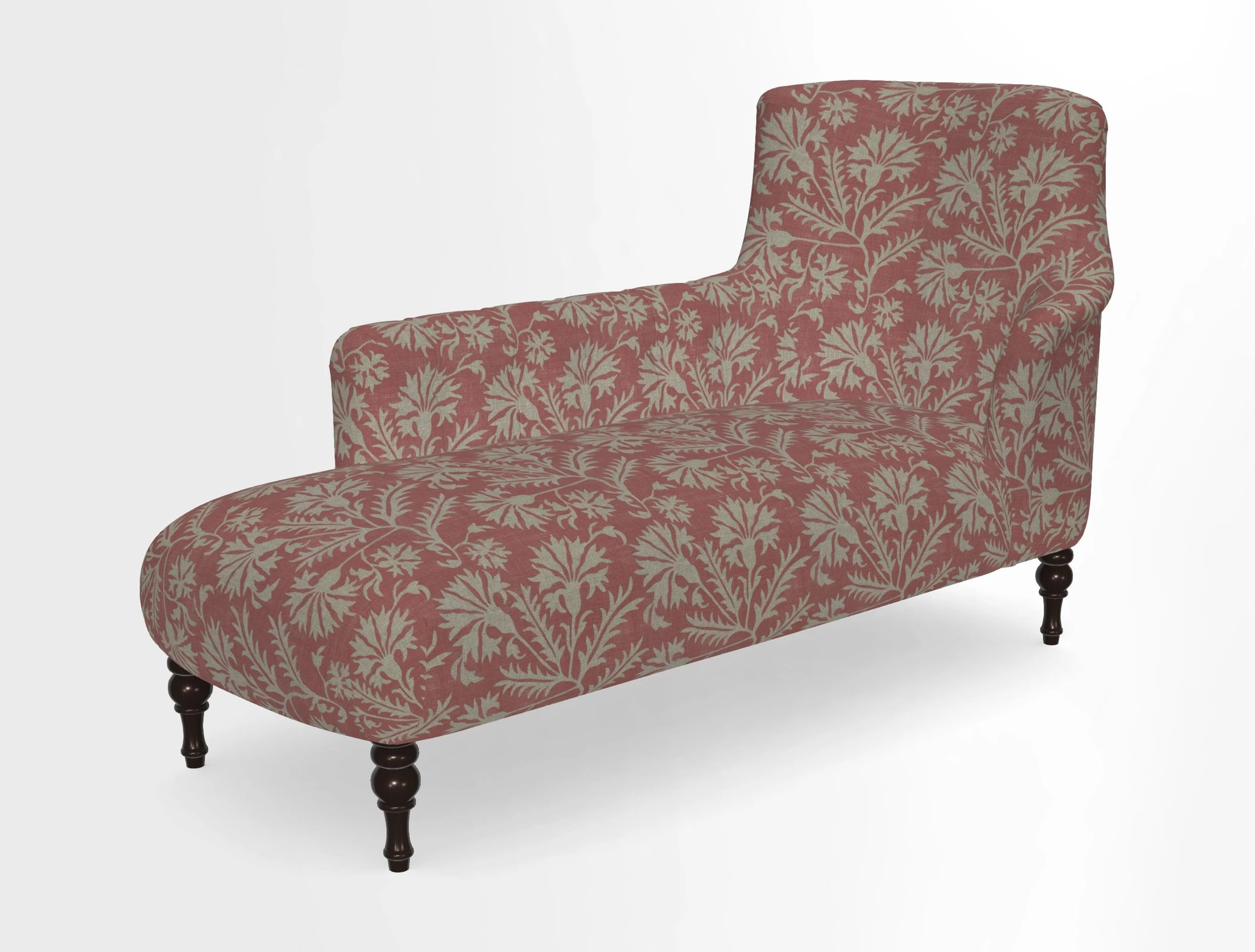 Anglesey LHF Chaise in in J Brown Paolo Lava