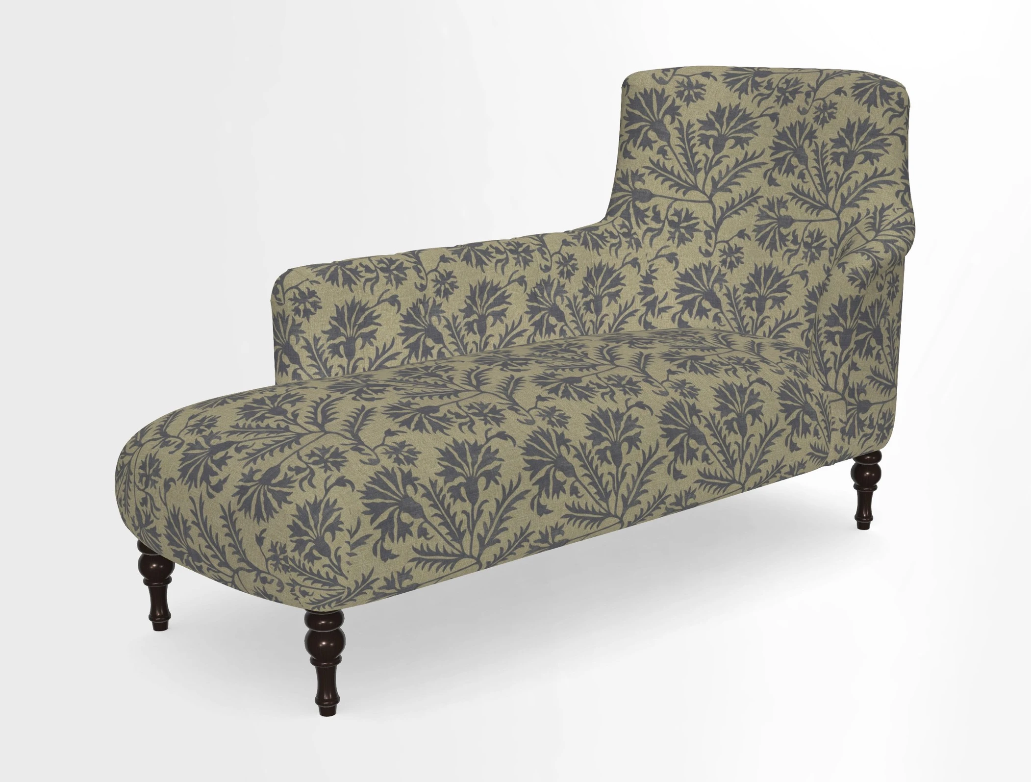 Anglesey LHF Chaise in in J Brown Paolo Lava