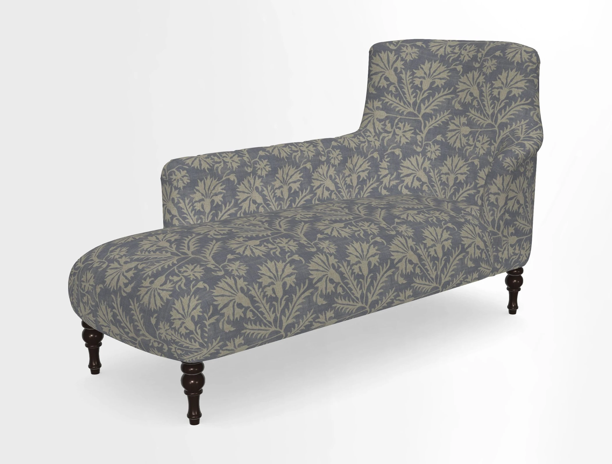 Anglesey LHF Chaise in in J Brown Paolo Lava