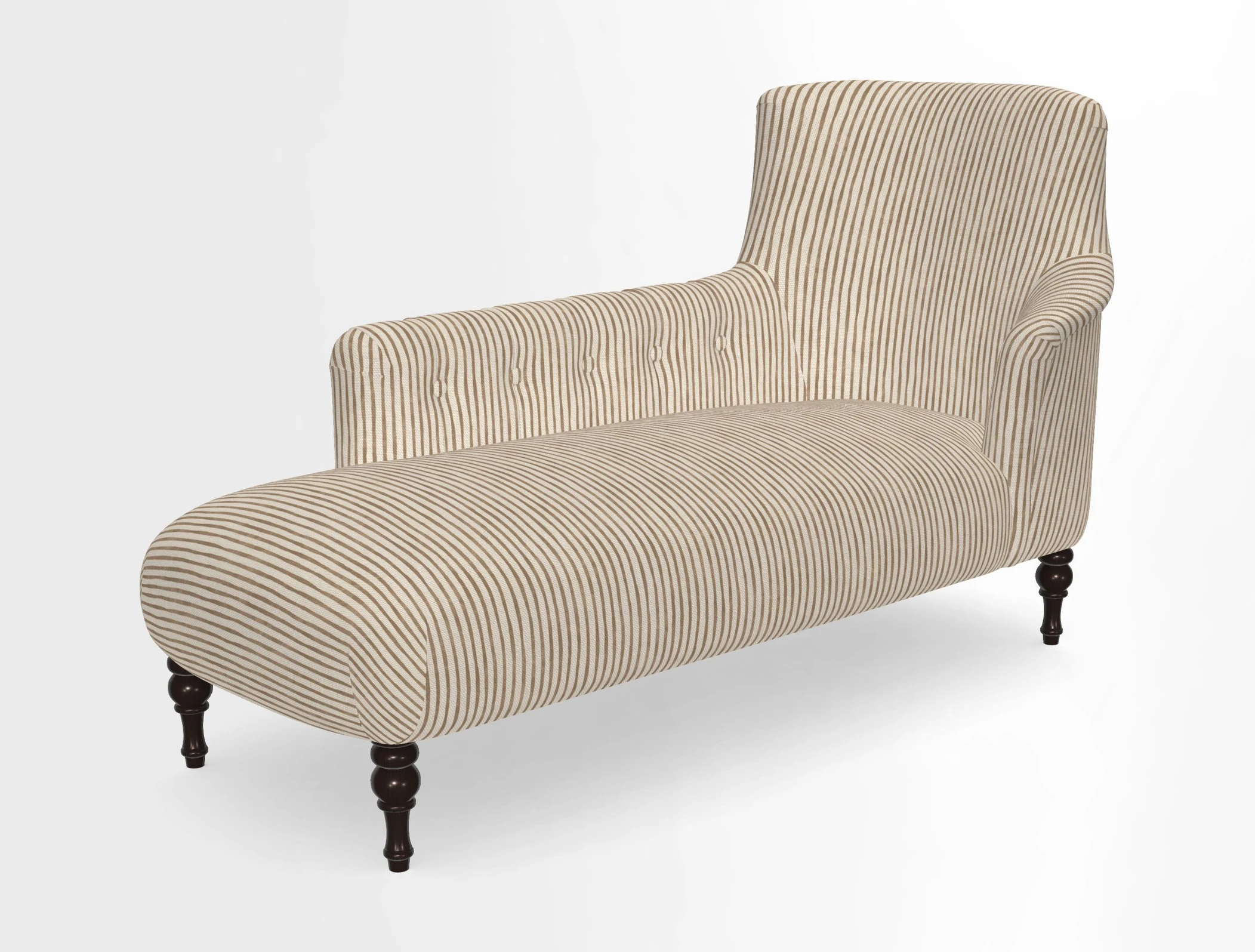 Anglesey LHF Chaise in in J Brown Paolo Lava