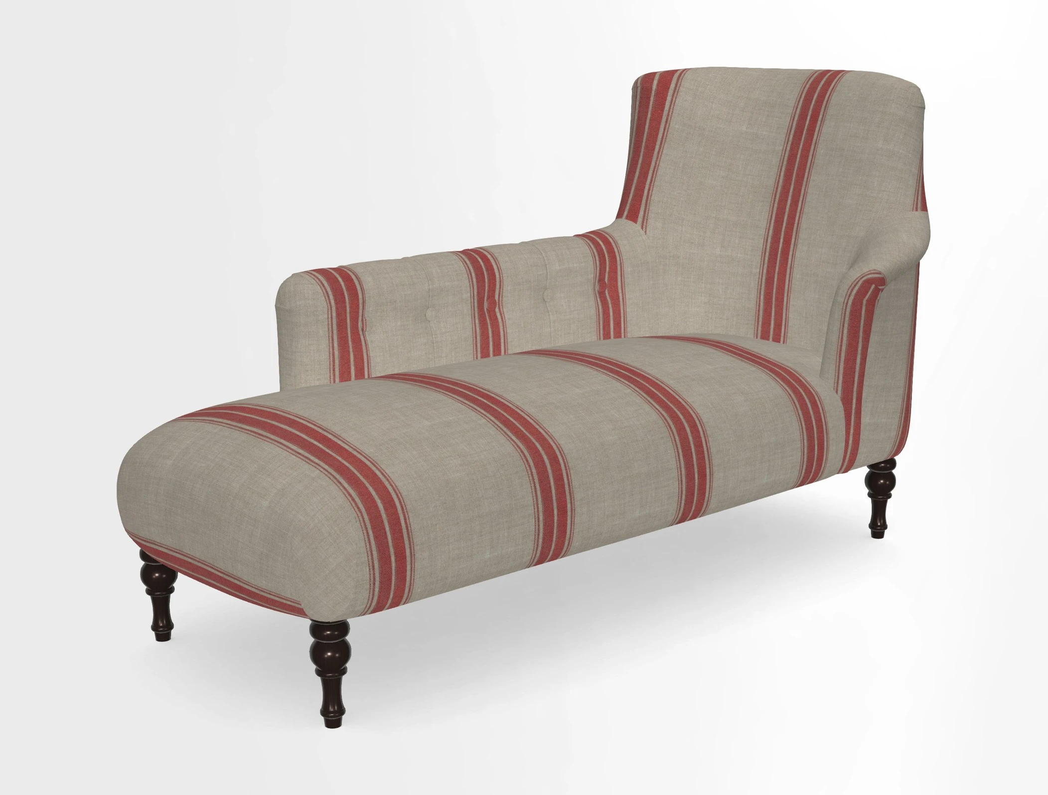 Anglesey LHF Chaise in in J Brown Paolo Lava