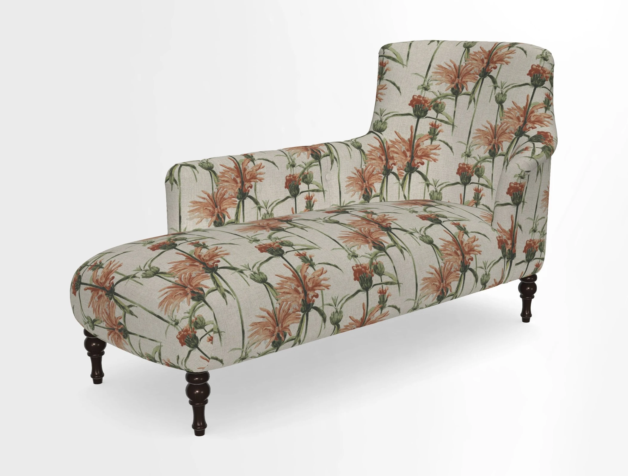 Anglesey LHF Chaise in in J Brown Paolo Lava