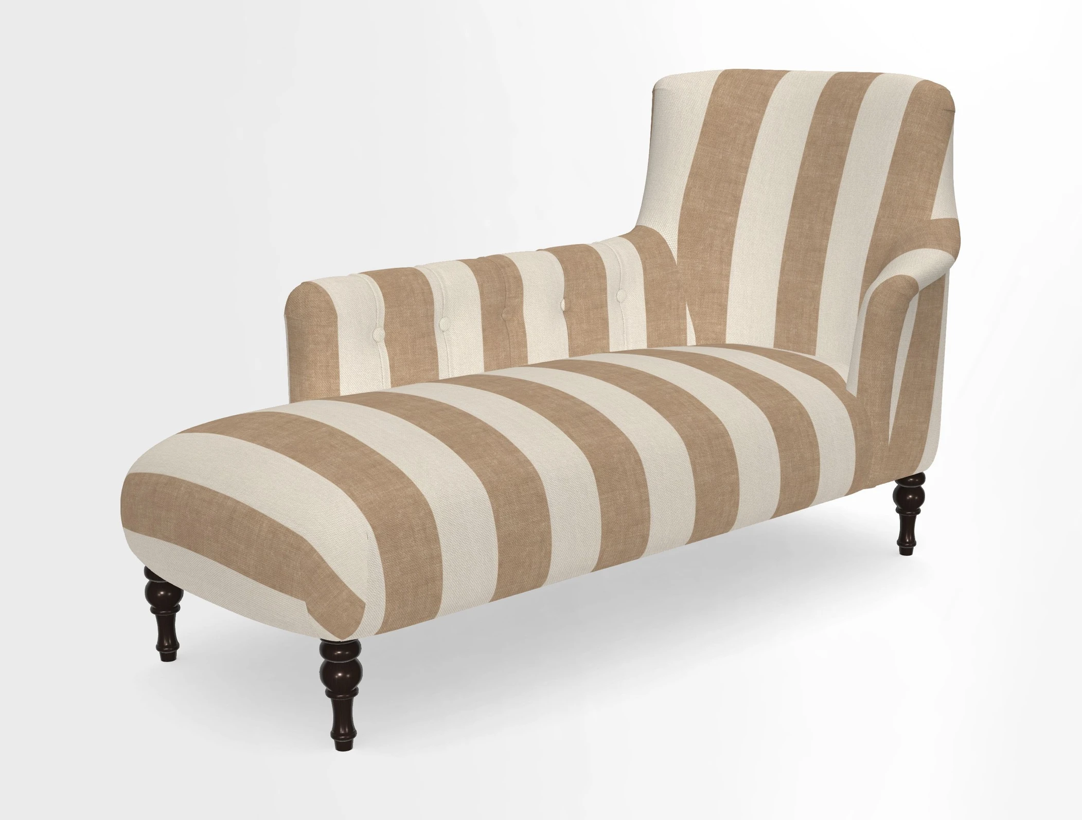 Anglesey LHF Chaise in in J Brown Paolo Lava