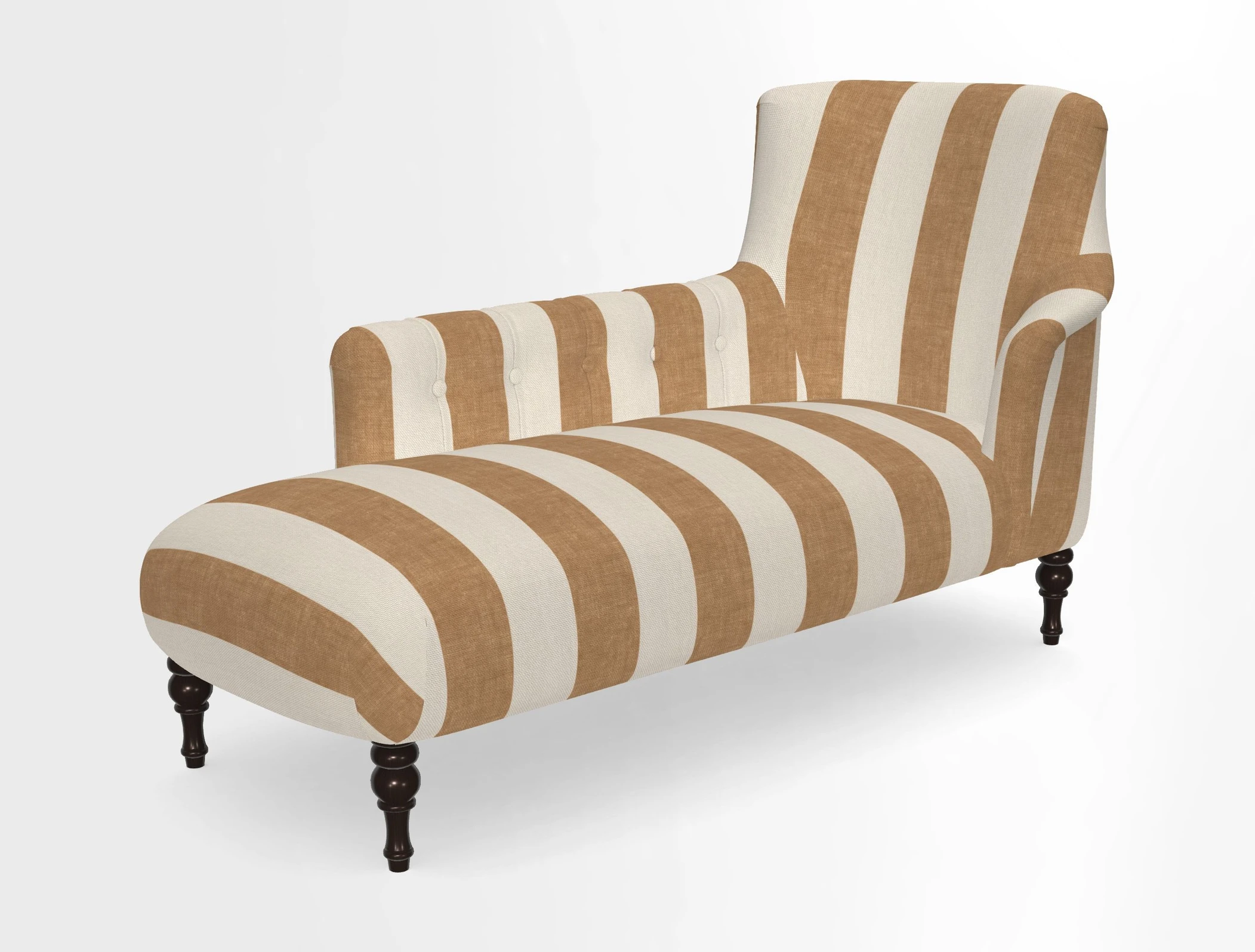 Anglesey LHF Chaise in in J Brown Paolo Lava