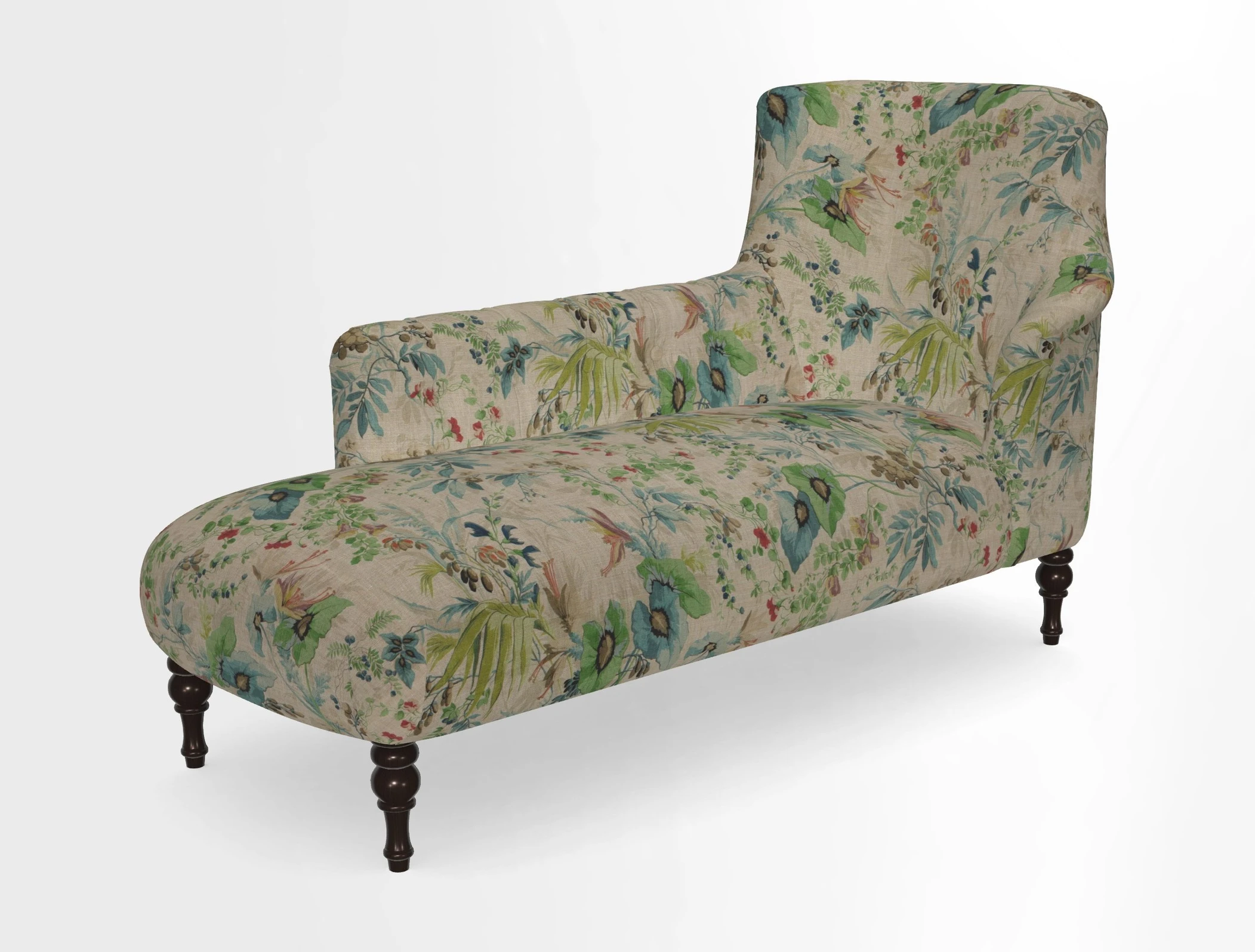 Anglesey LHF Chaise in in J Brown Paolo Lava