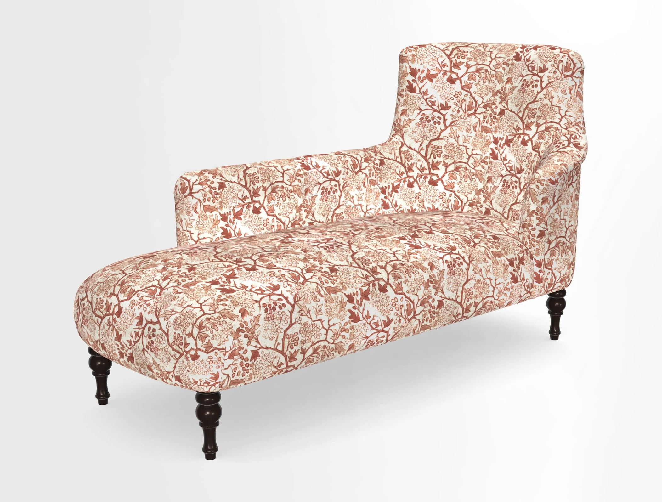 Anglesey LHF Chaise in in J Brown Paolo Lava