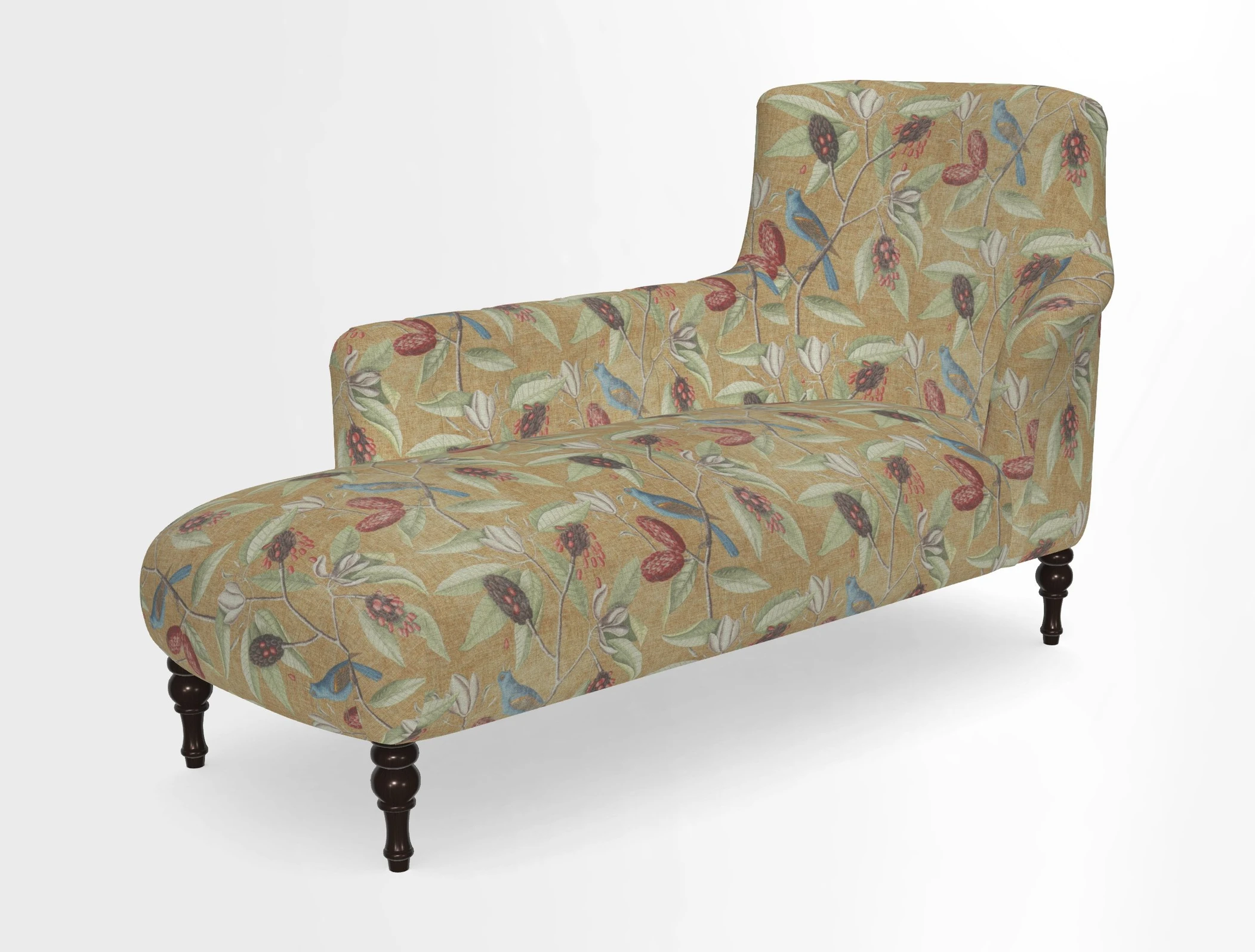 Anglesey LHF Chaise in in J Brown Paolo Lava