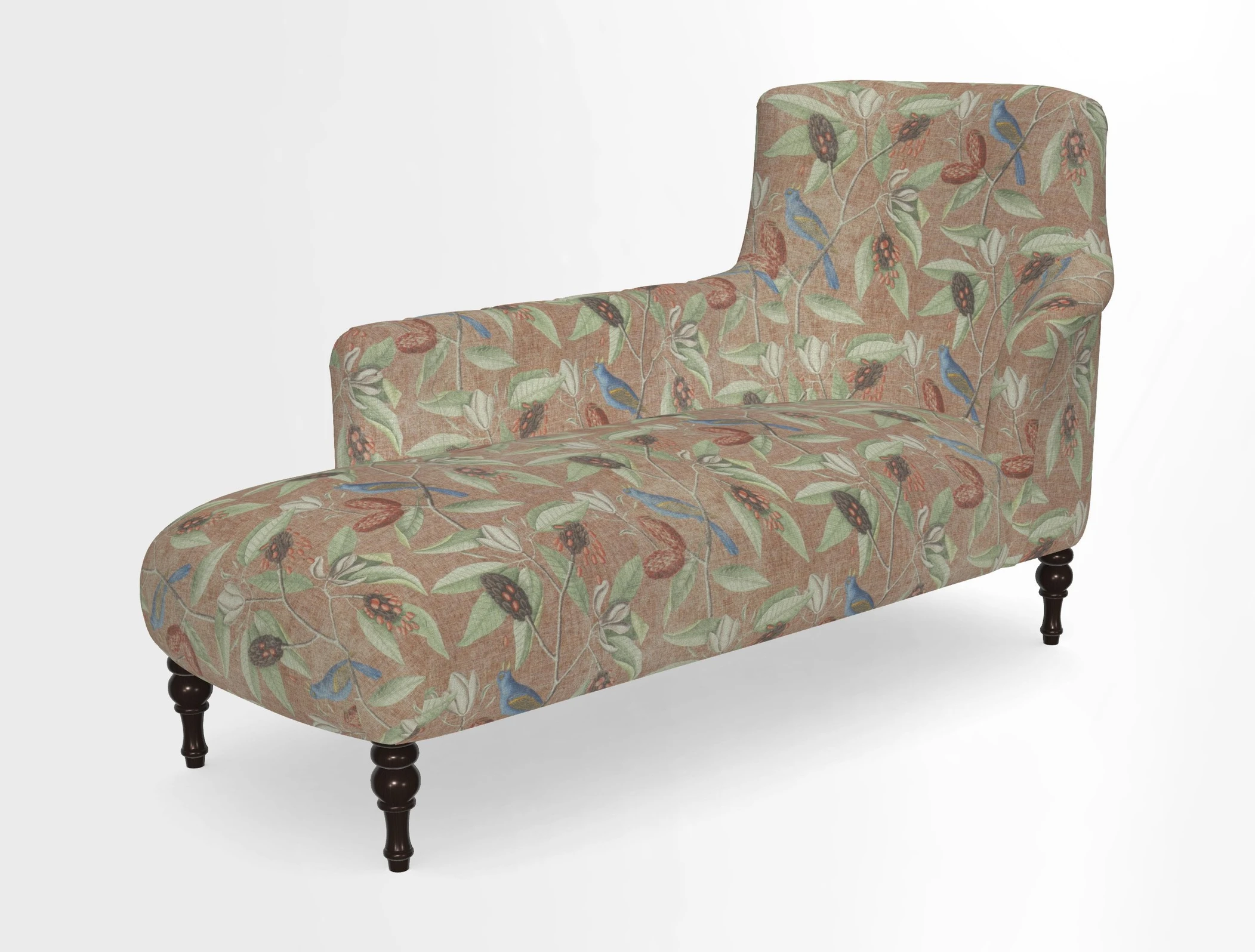 Anglesey LHF Chaise in in J Brown Paolo Lava