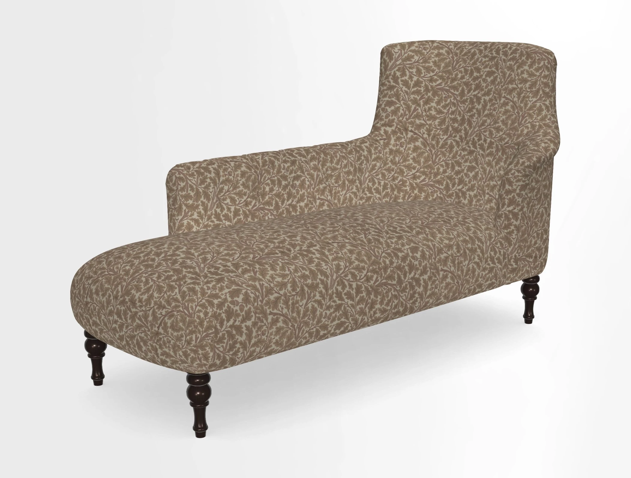 Anglesey LHF Chaise in in J Brown Paolo Lava