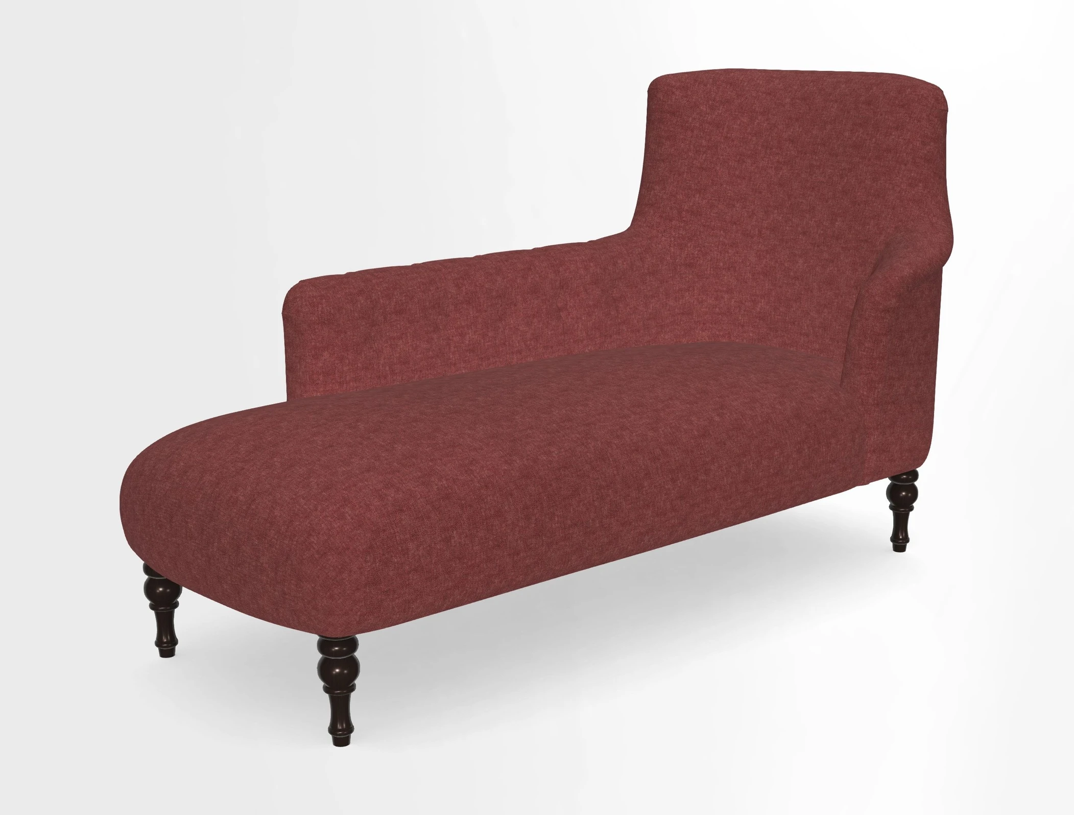 Anglesey LHF Chaise in in J Brown Paolo Lava