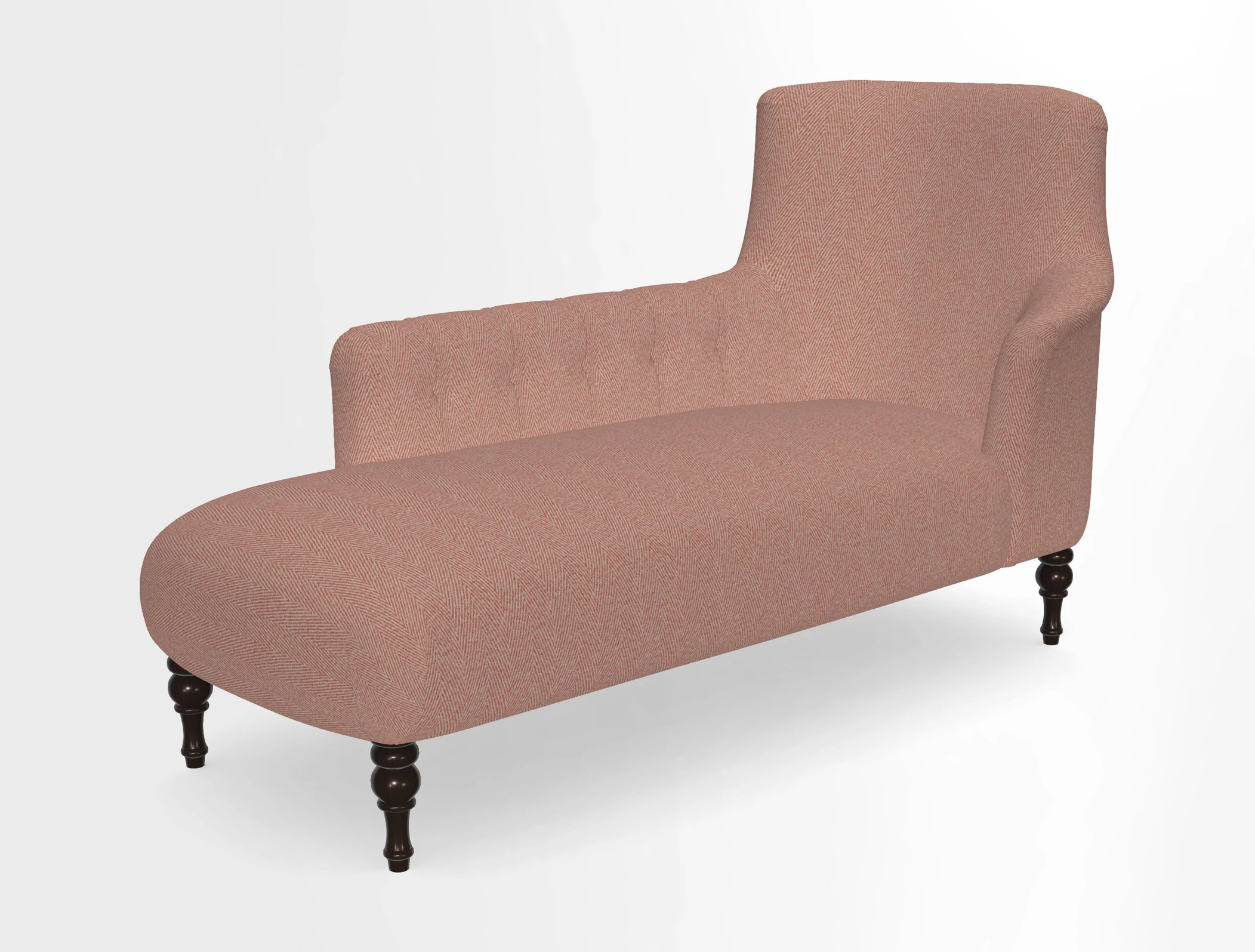 Anglesey LHF Chaise in in J Brown Paolo Lava
