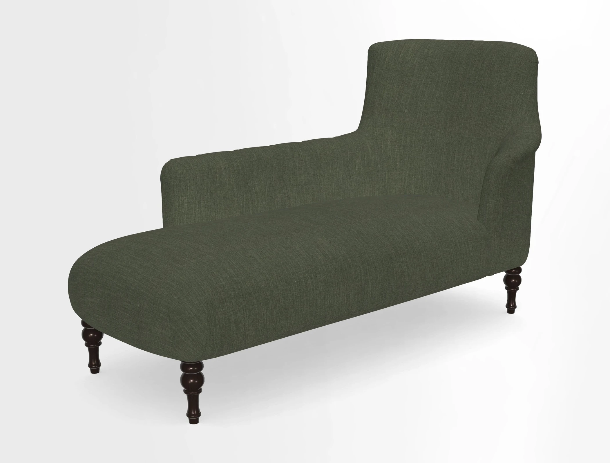 Anglesey LHF Chaise in in J Brown Paolo Lava