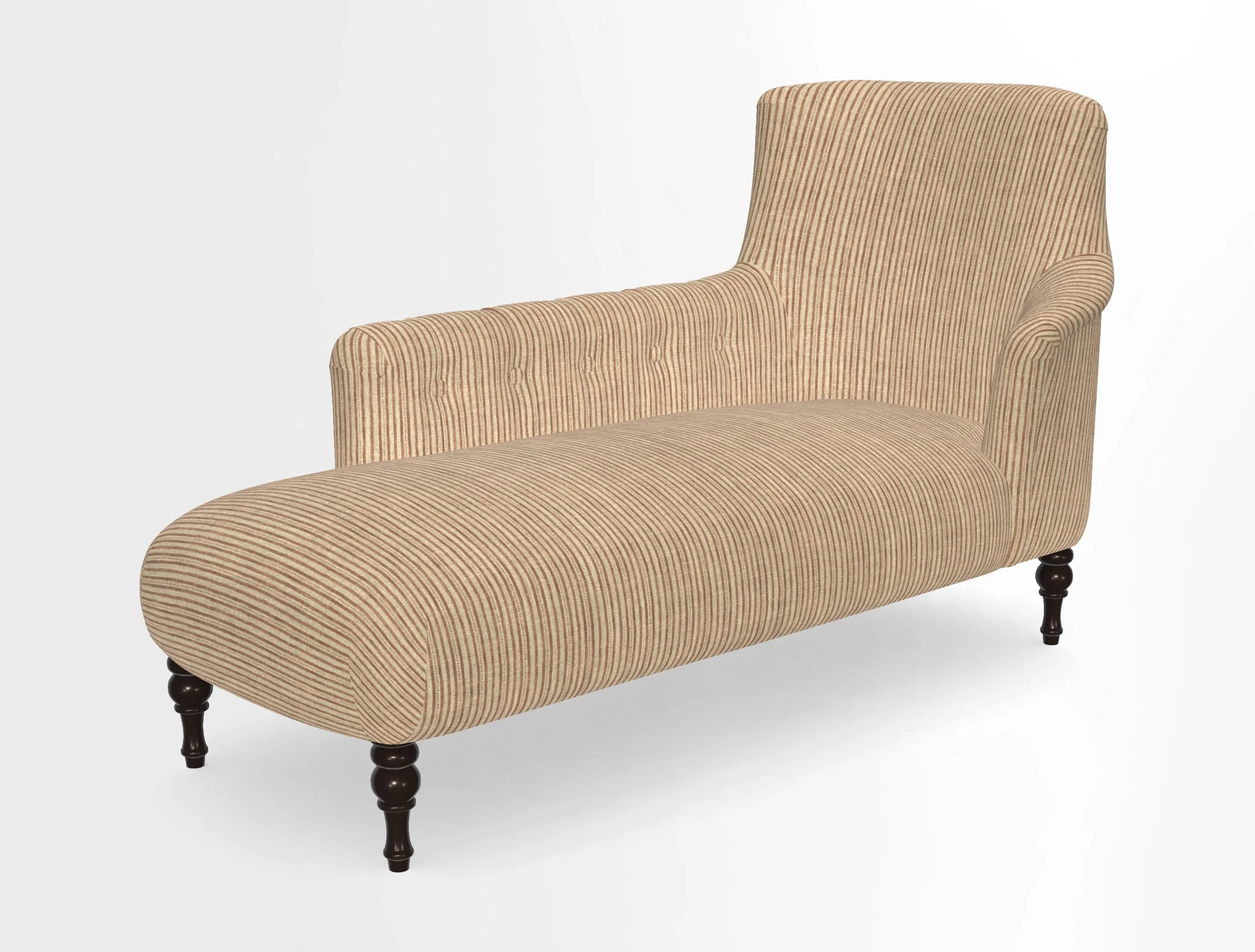 Anglesey LHF Chaise in in J Brown Paolo Lava
