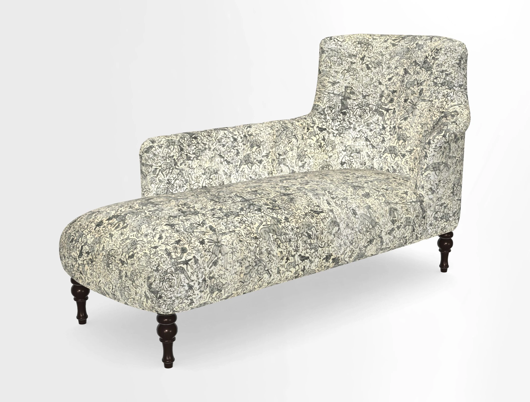 Anglesey LHF Chaise in in J Brown Paolo Lava