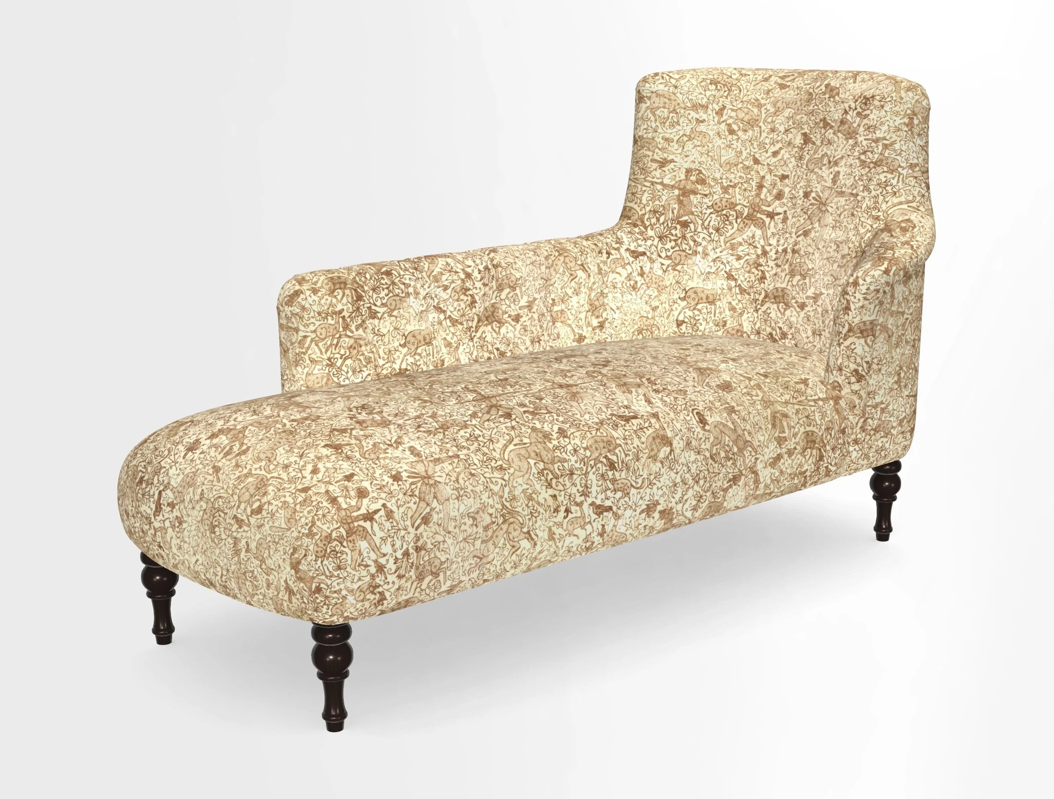 Anglesey LHF Chaise in in J Brown Paolo Lava