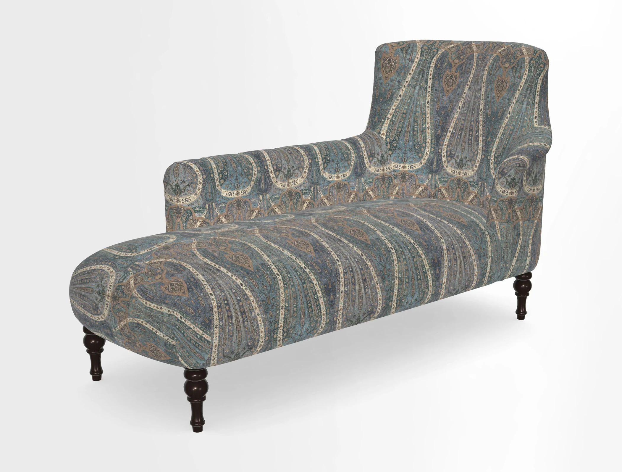 Anglesey LHF Chaise in in J Brown Paolo Lava