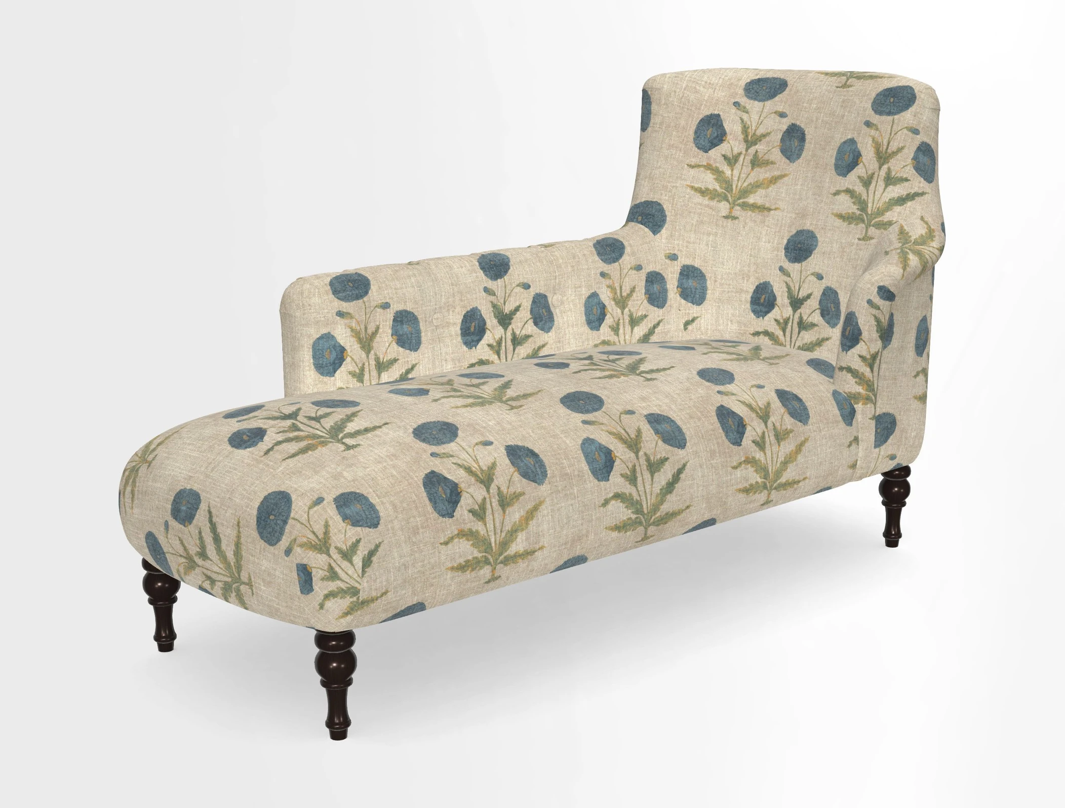 Anglesey LHF Chaise in in J Brown Paolo Lava