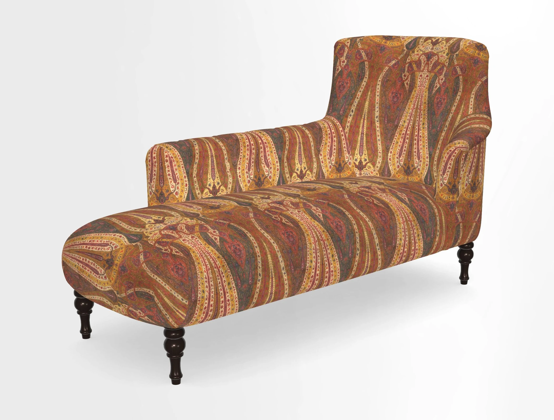 Anglesey LHF Chaise in in J Brown Paolo Lava