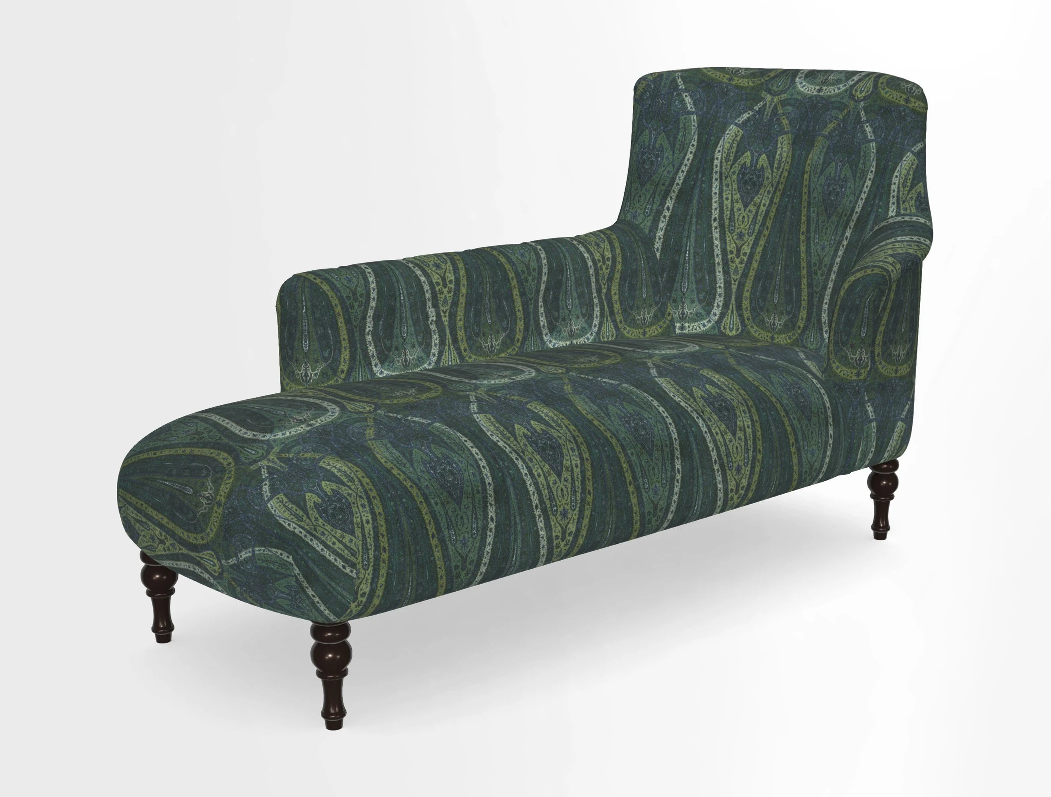 Anglesey LHF Chaise in in J Brown Paolo Lava