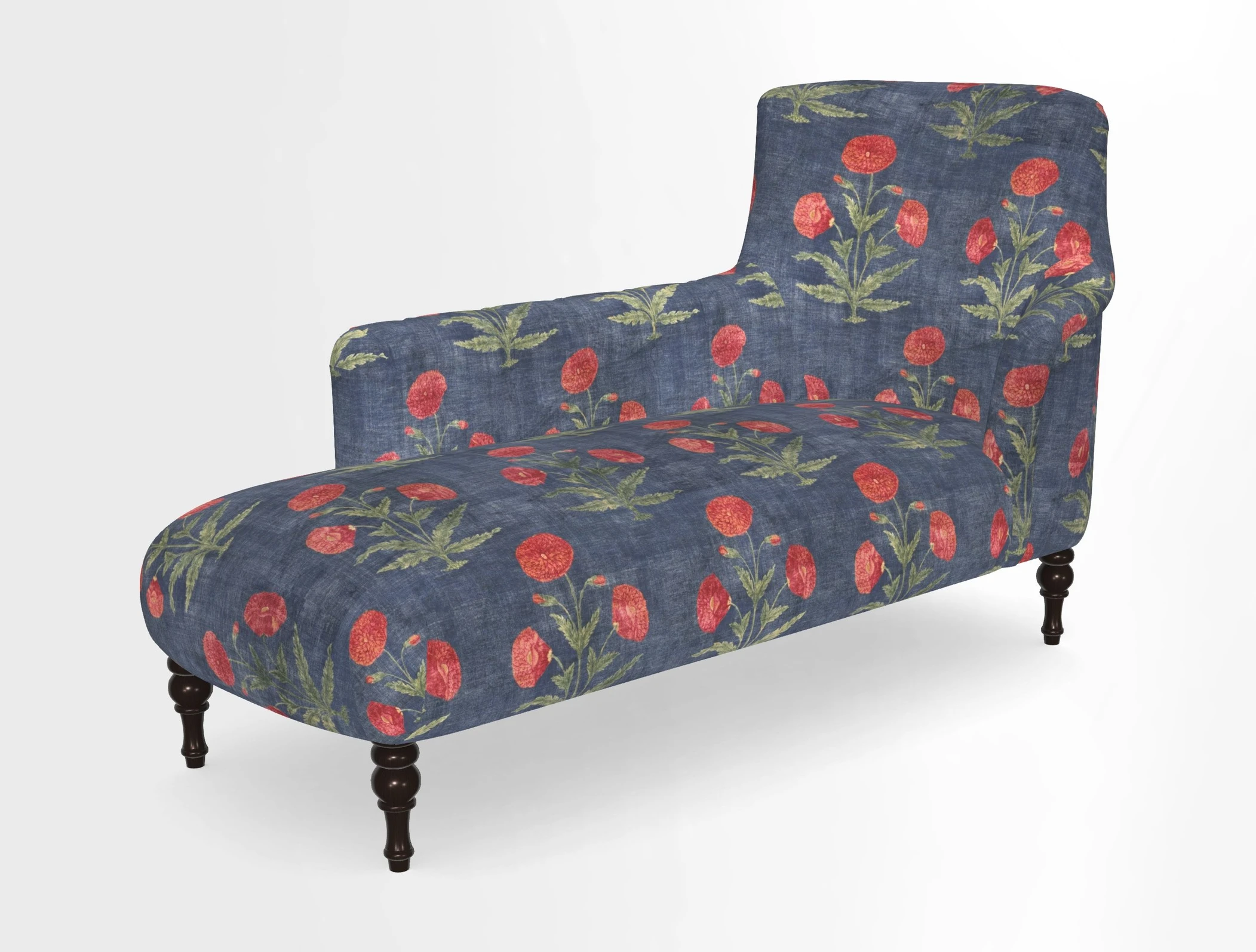 Anglesey LHF Chaise in in J Brown Paolo Lava