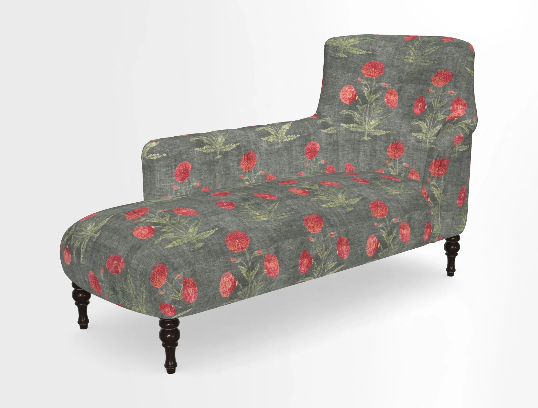 Anglesey LHF Chaise in in J Brown Paolo Lava
