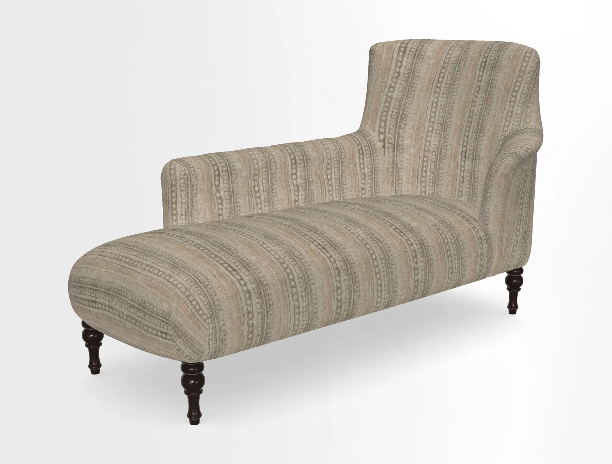 Anglesey LHF Chaise in in J Brown Paolo Lava
