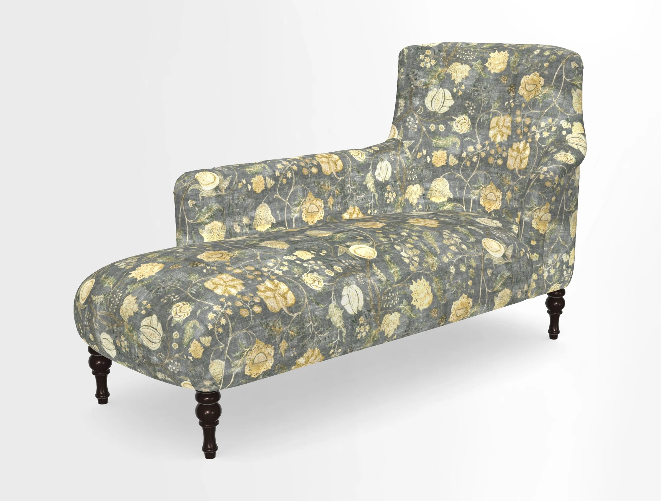 Anglesey LHF Chaise in in J Brown Paolo Lava