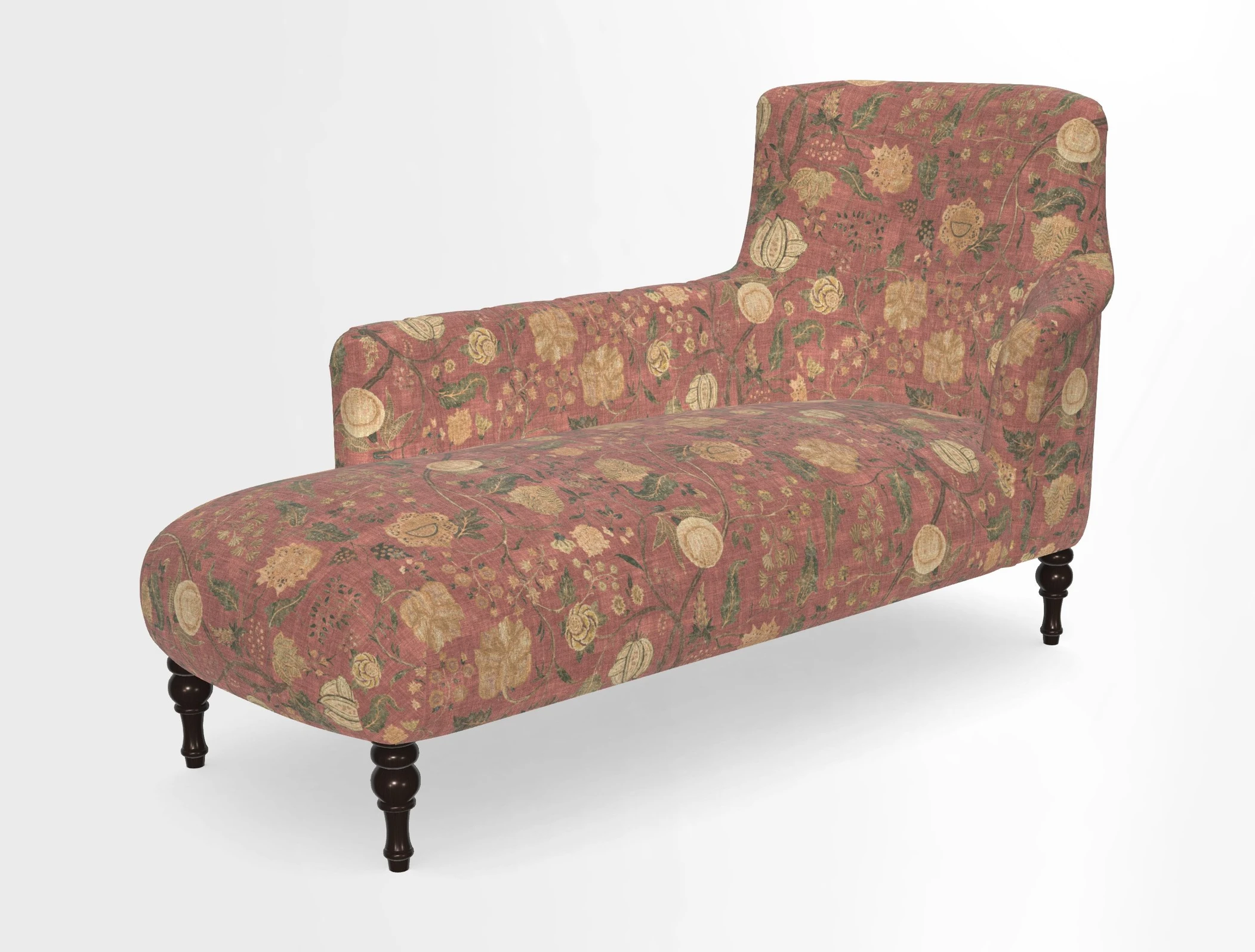 Anglesey LHF Chaise in in J Brown Paolo Lava