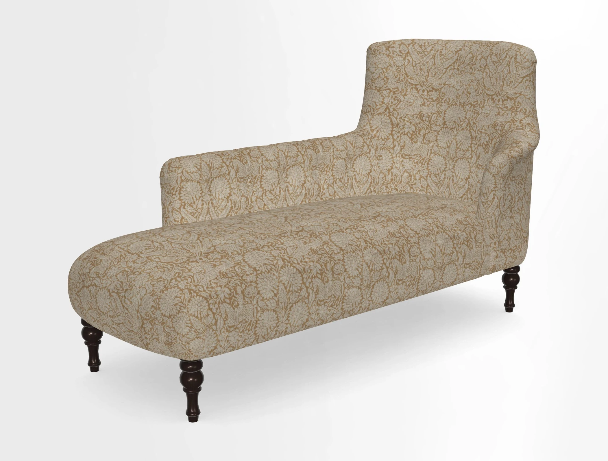Anglesey LHF Chaise in in J Brown Paolo Lava