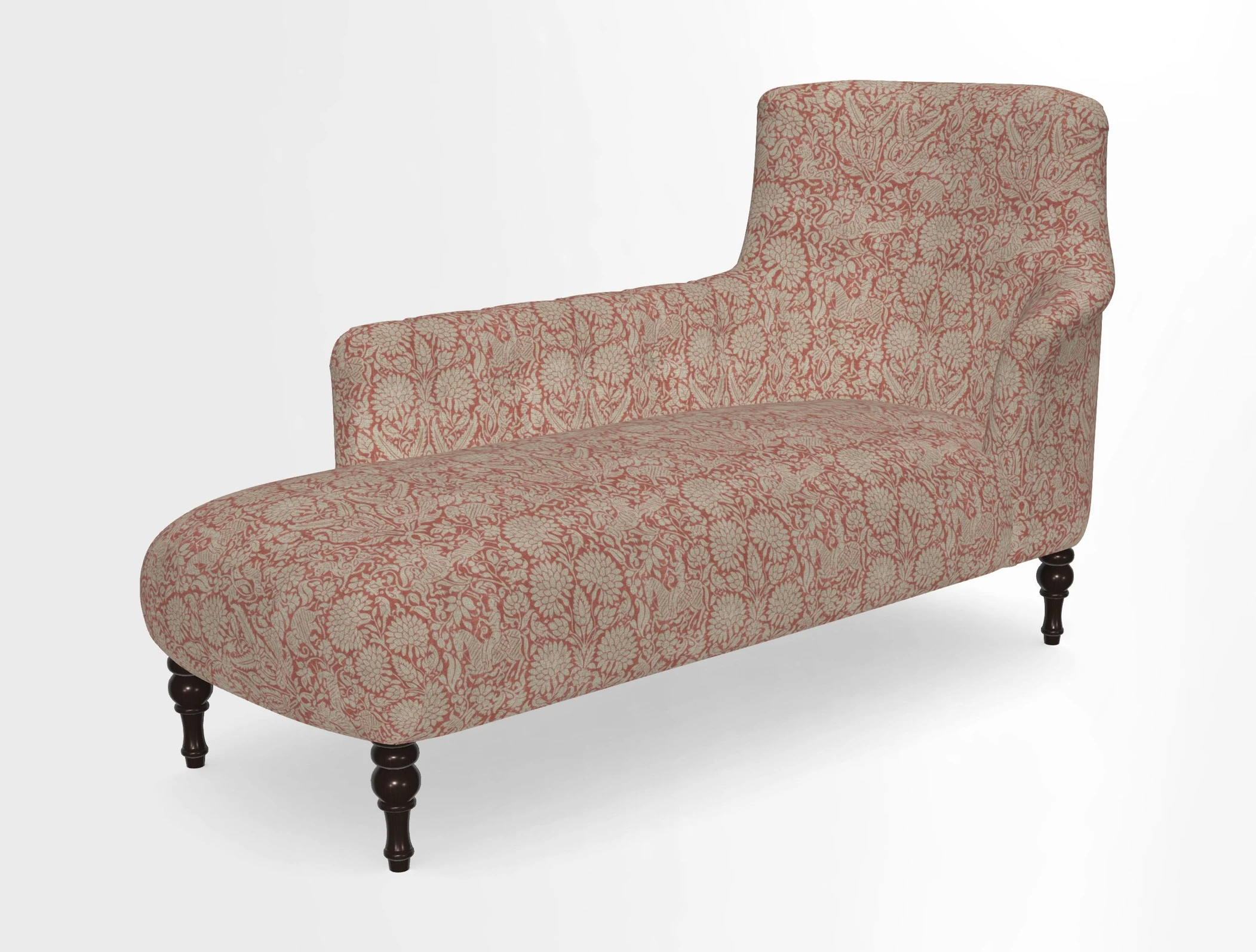 Anglesey LHF Chaise in in J Brown Paolo Lava