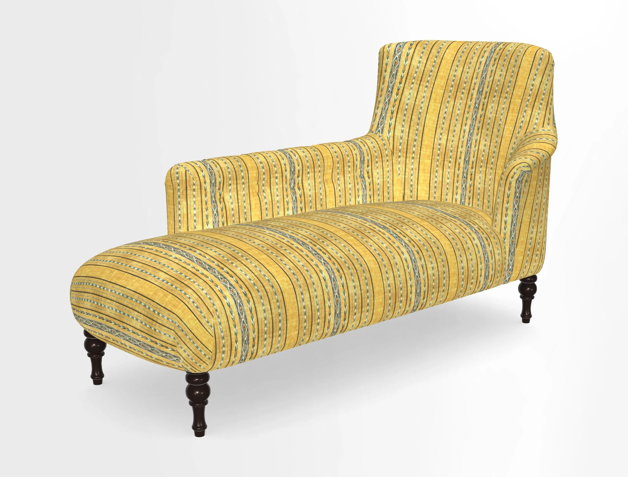 Anglesey LHF Chaise in in J Brown Paolo Lava