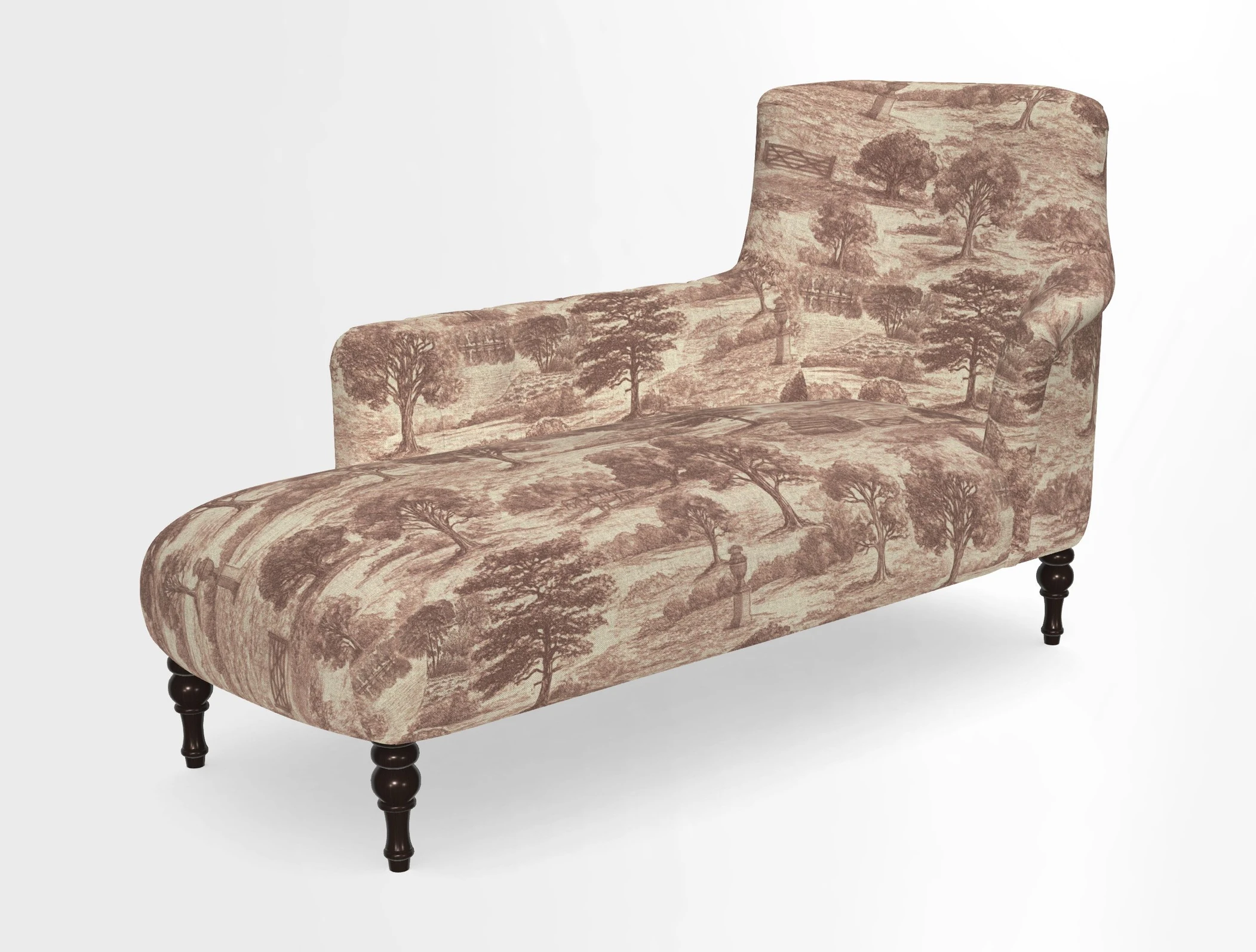 Anglesey LHF Chaise in in J Brown Paolo Lava