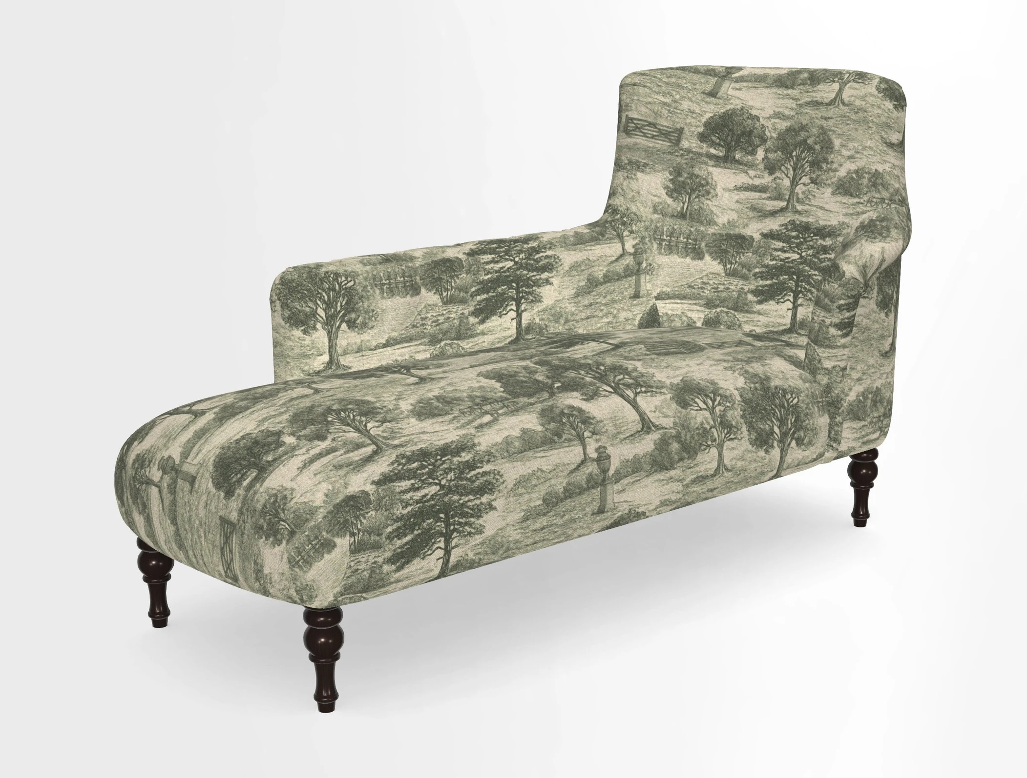 Anglesey LHF Chaise in in J Brown Paolo Lava