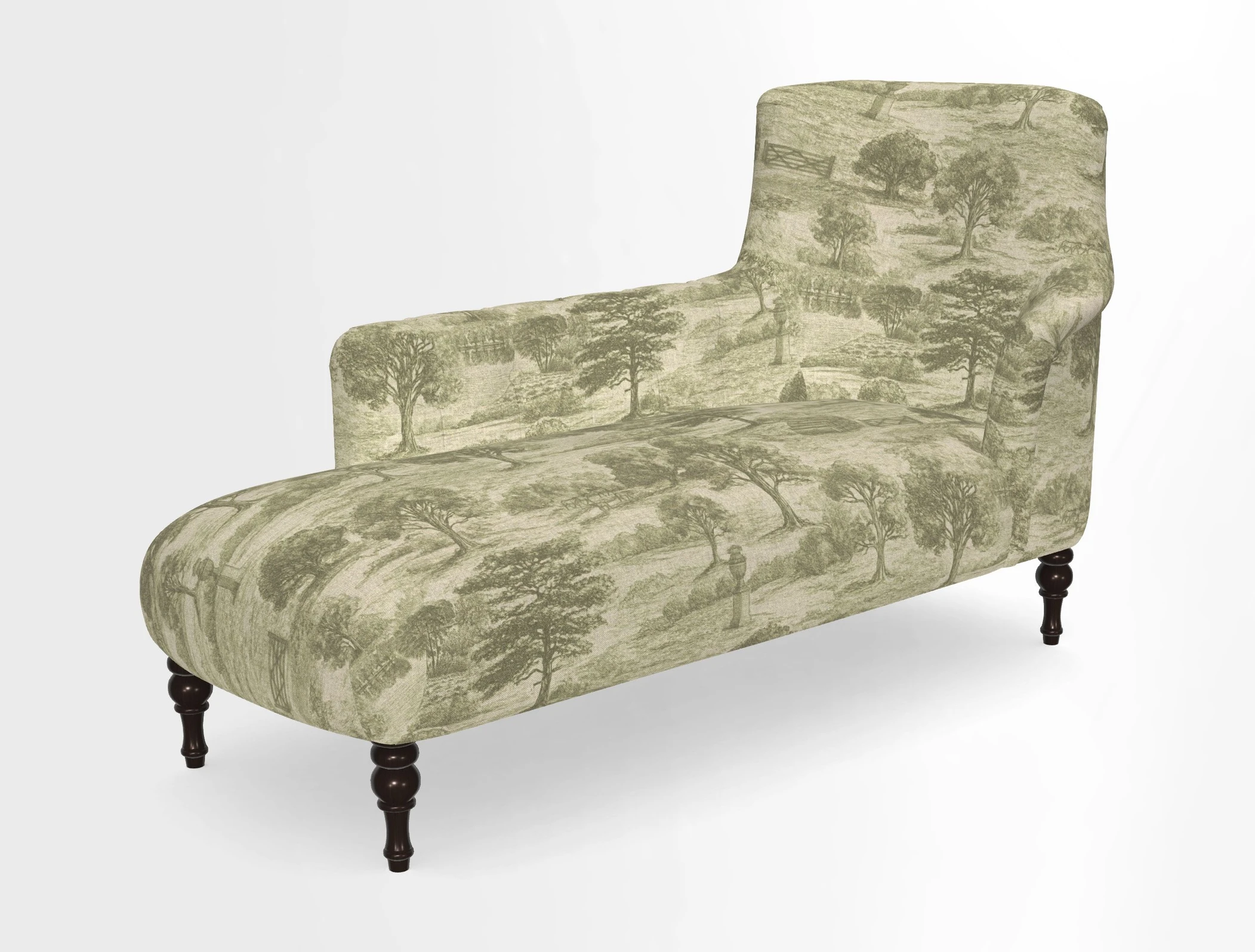 Anglesey LHF Chaise in in J Brown Paolo Lava