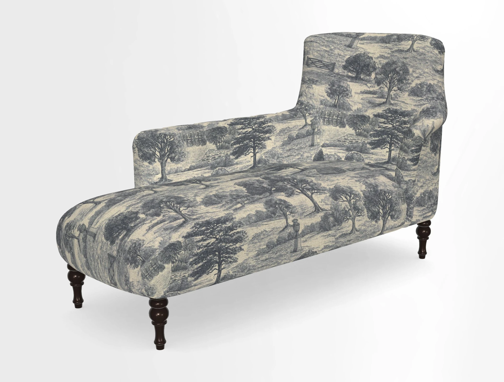 Anglesey LHF Chaise in in J Brown Paolo Lava