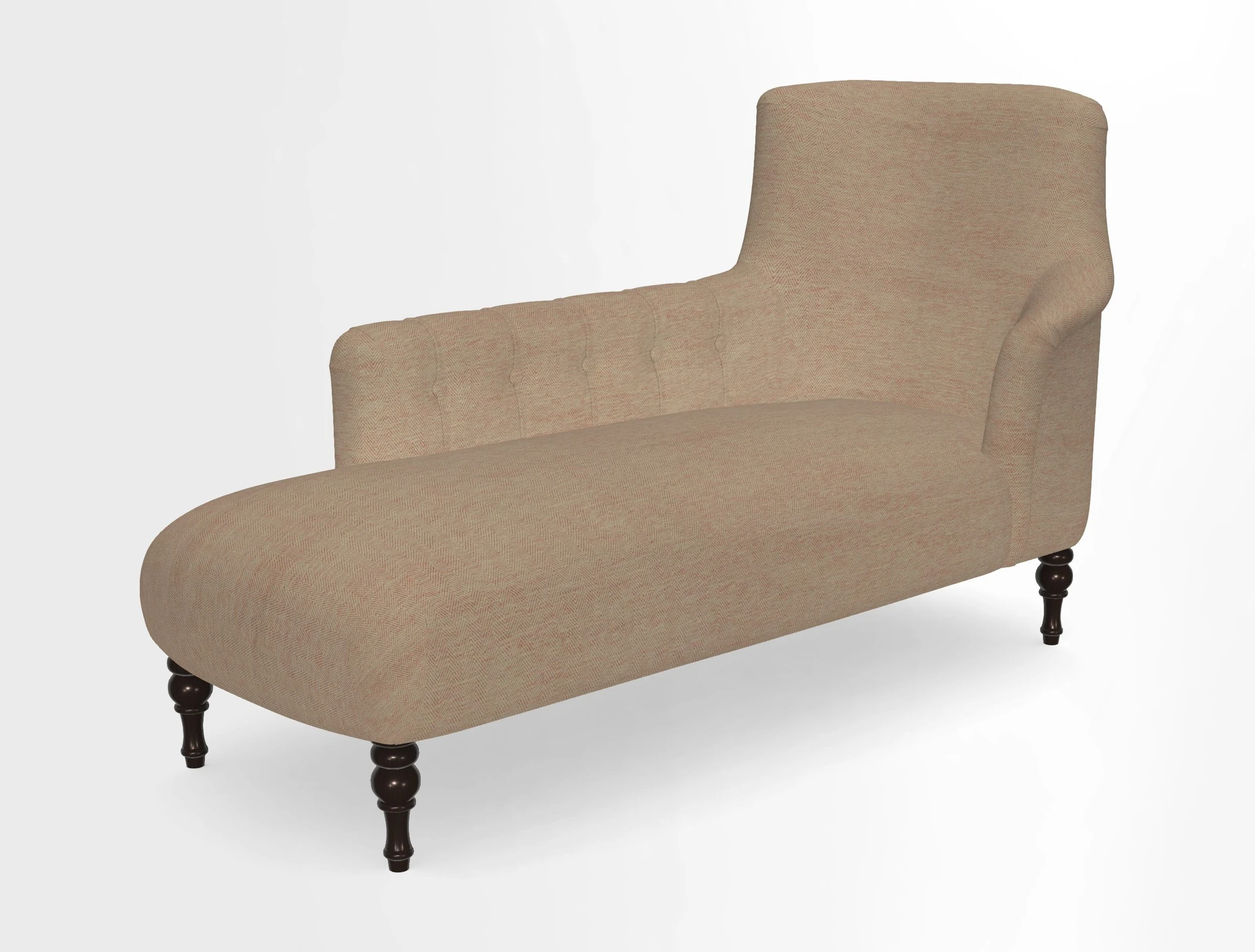 Anglesey LHF Chaise in in J Brown Paolo Lava