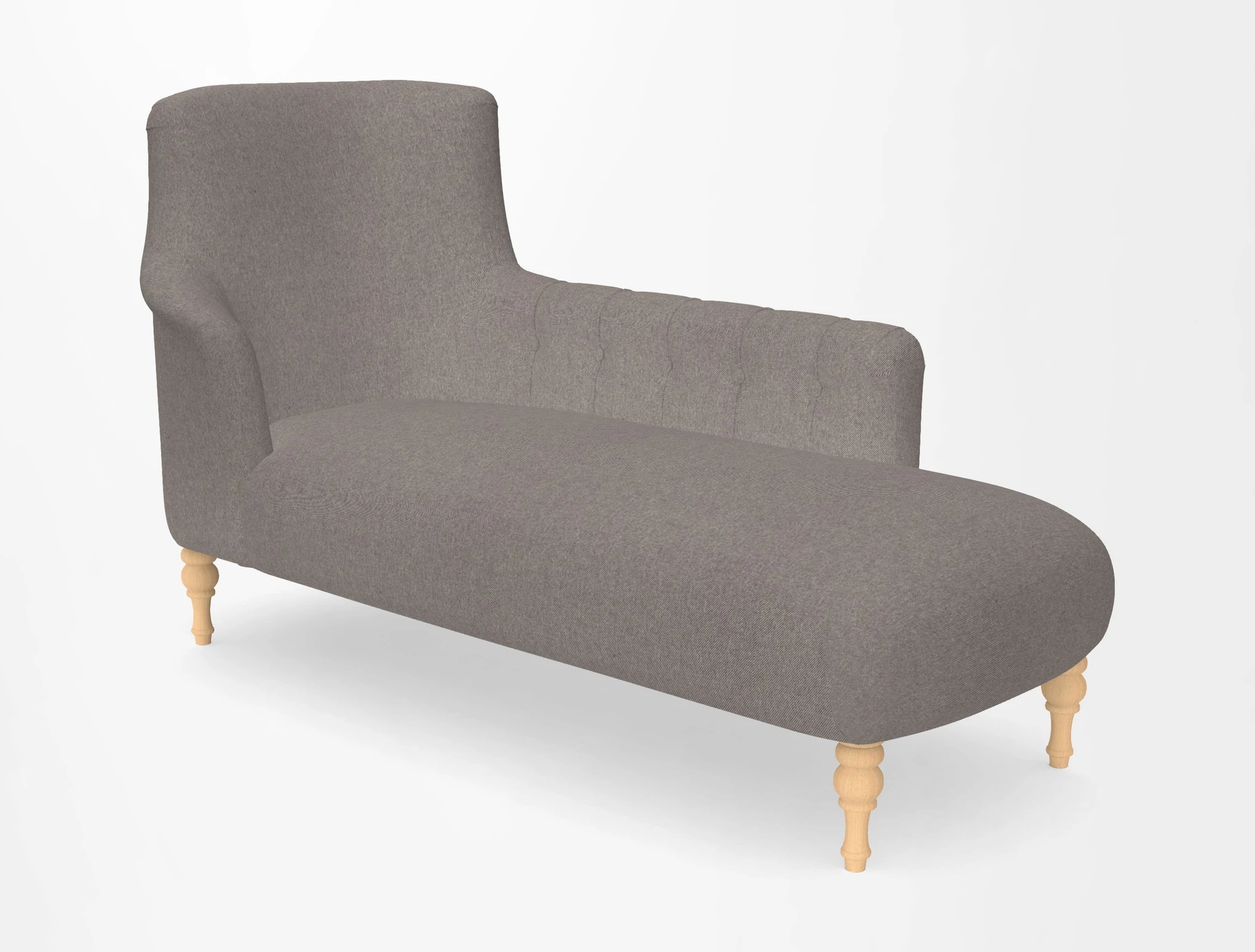 Anglesey RHF Chaise in in J Brown Paolo Lava