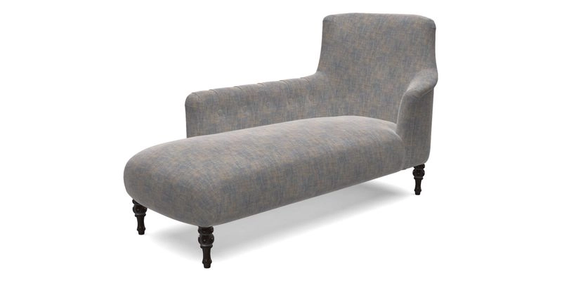 Anglesey LHF Chaise in RHS Gertrude Jekyll linen Cotton Blend Navy  Anglesey LHF Chaise in RHS Gertrude Jekyll linen Cotton Blend Navy