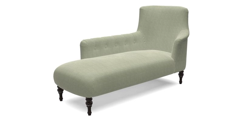 Anglesey LHF Chaise in RHS Gertrude Jekyll linen Cotton Blend Navy 