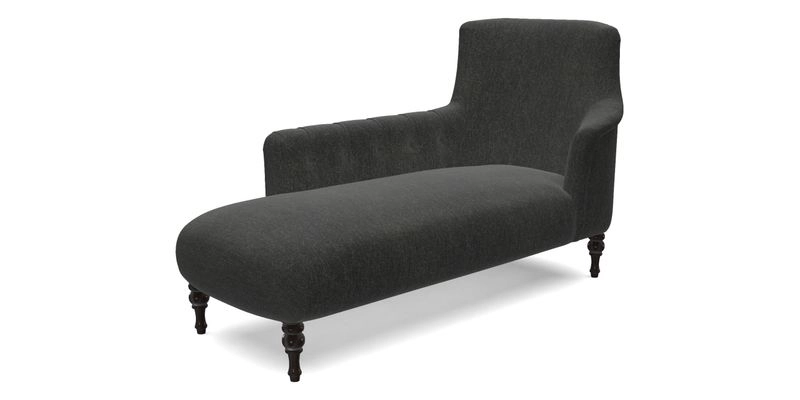 Anglesey LHF Chaise in RHS Gertrude Jekyll linen Cotton Blend Navy 