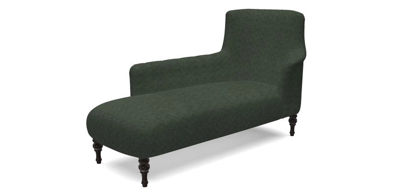Anglesey LHF Chaise in RHS Gertrude Jekyll linen Cotton Blend Navy 